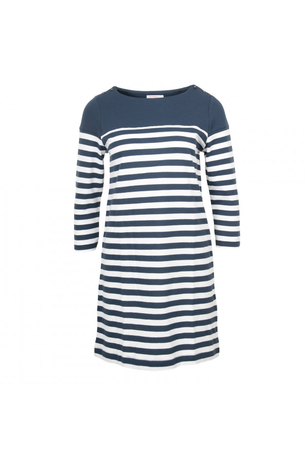 Grüner Online Shop: Sun68 Kleid in Blau/Weiß gestreift