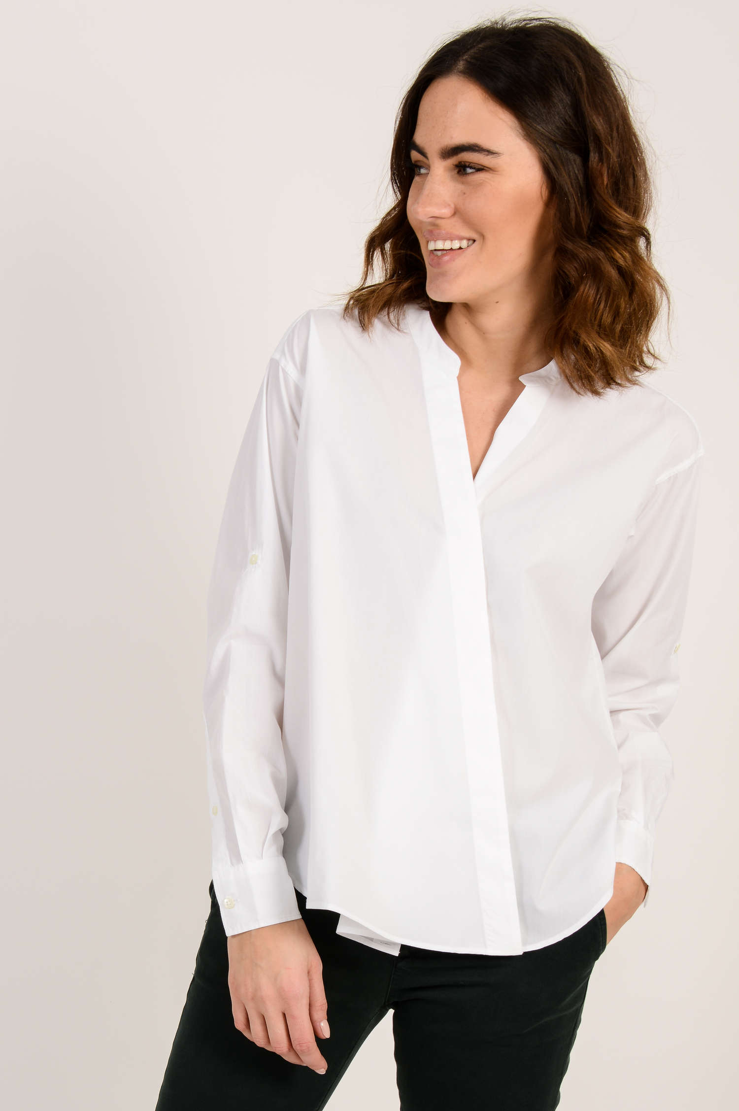 asymmetrisch bluse