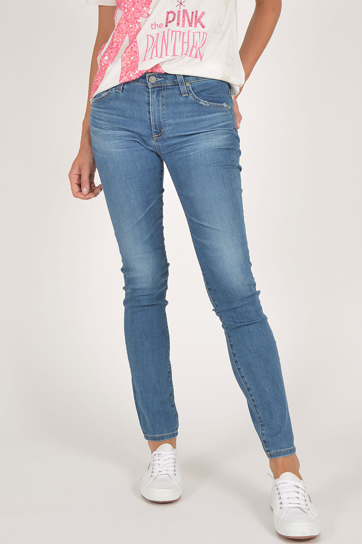 Adriano Goldschmied Jeans THE PRIMA in Mittelblau GRUENER.AT