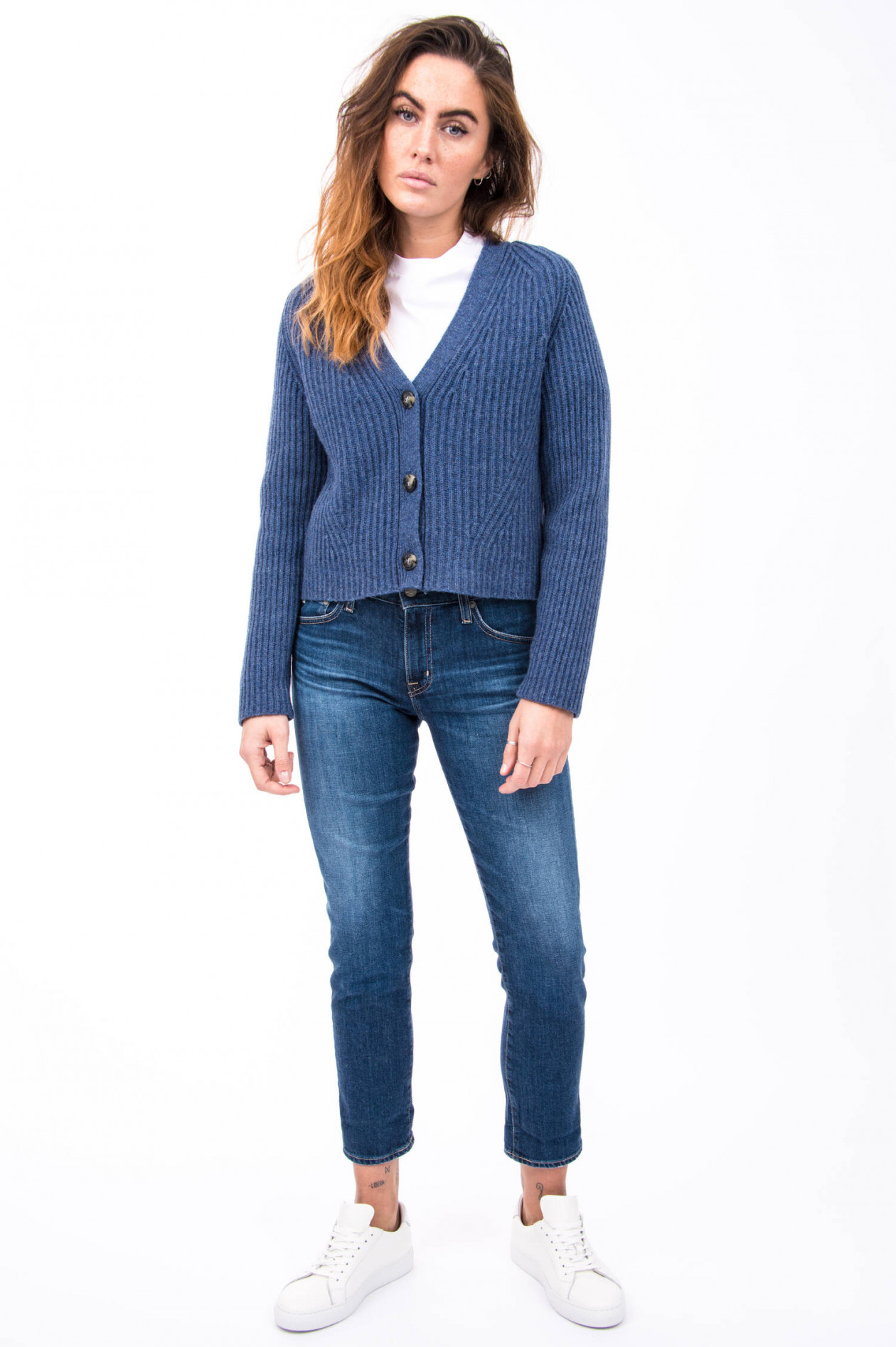 Adriano Goldschmied Jeans The Ex Boyfriend Slim In Mittelblau Gruener At