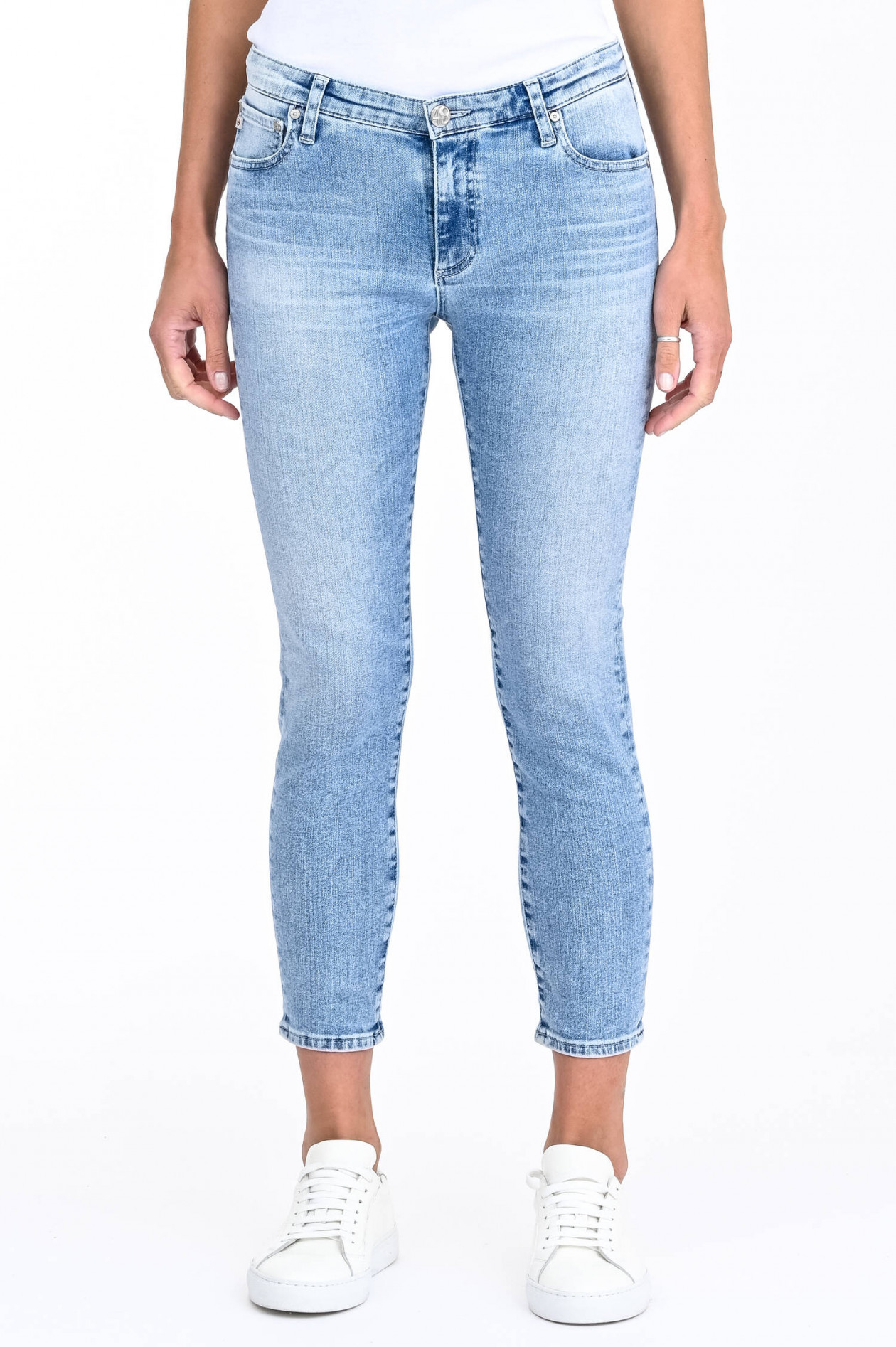 Jeans THE PRIMA CROP in Hellblau