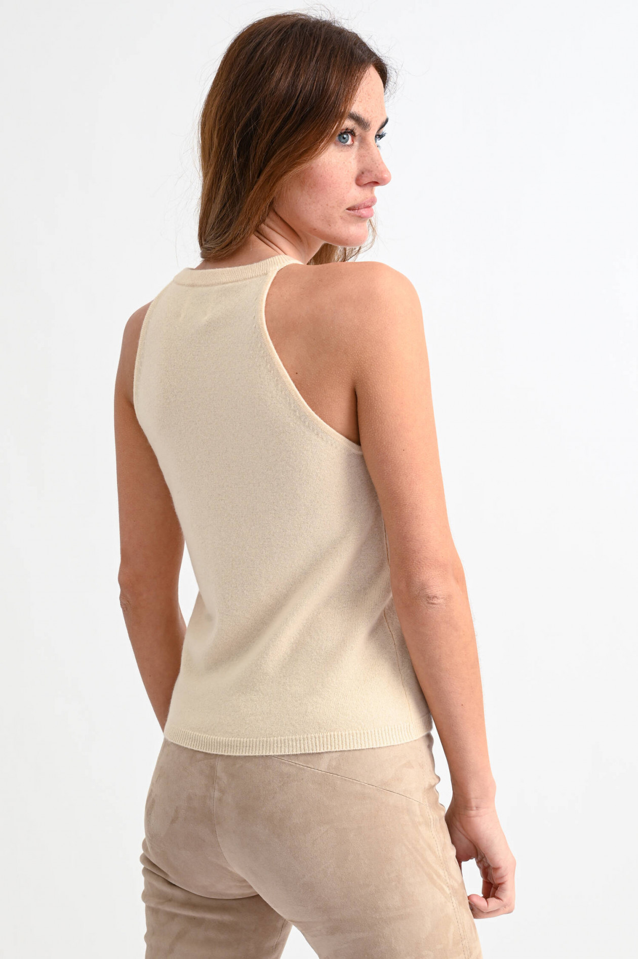 Allude Cashmere Twinset in Vanille GRUENER.AT