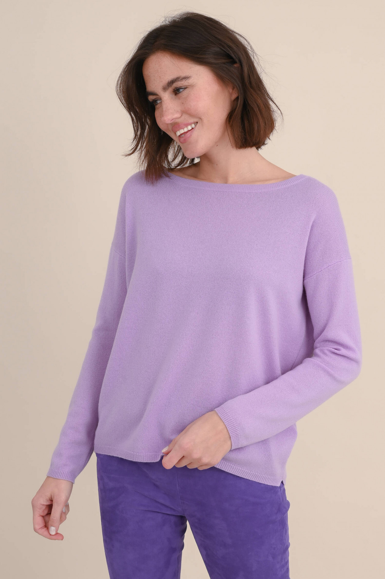 Allude Cashmere Pullover in Lavendel GRUENER.AT