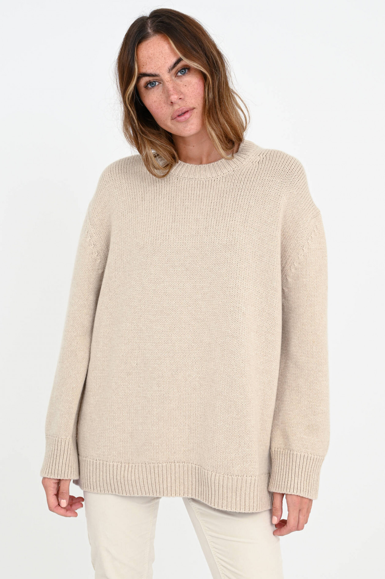 ANINE BING Kaschmir Pullover ROSIE in Beige GRUENER.AT