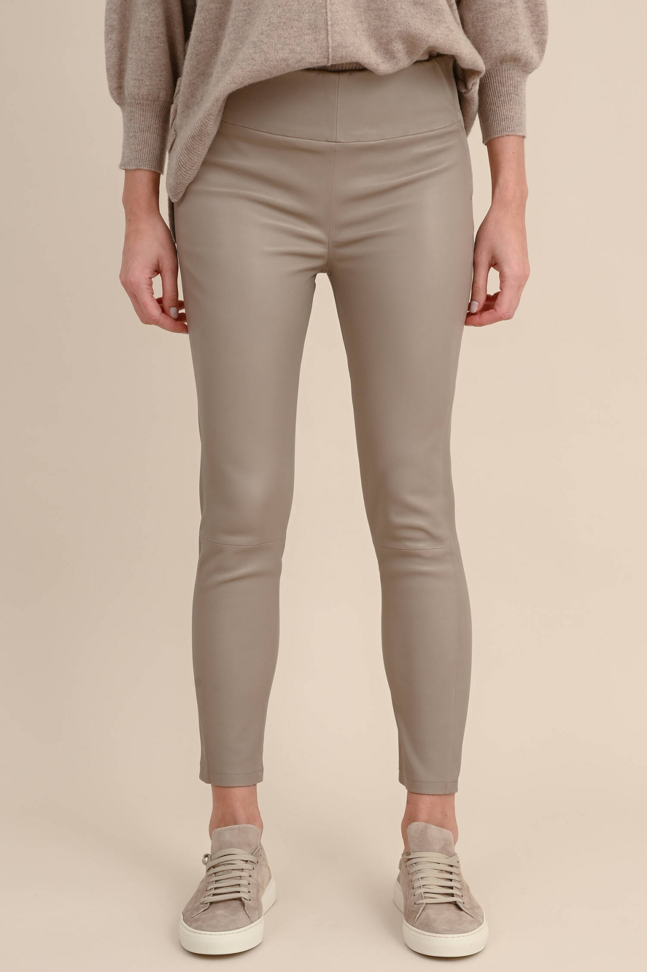 Arma Lederhose BELLONA STRETCH in Taupe | GRUENER.AT
