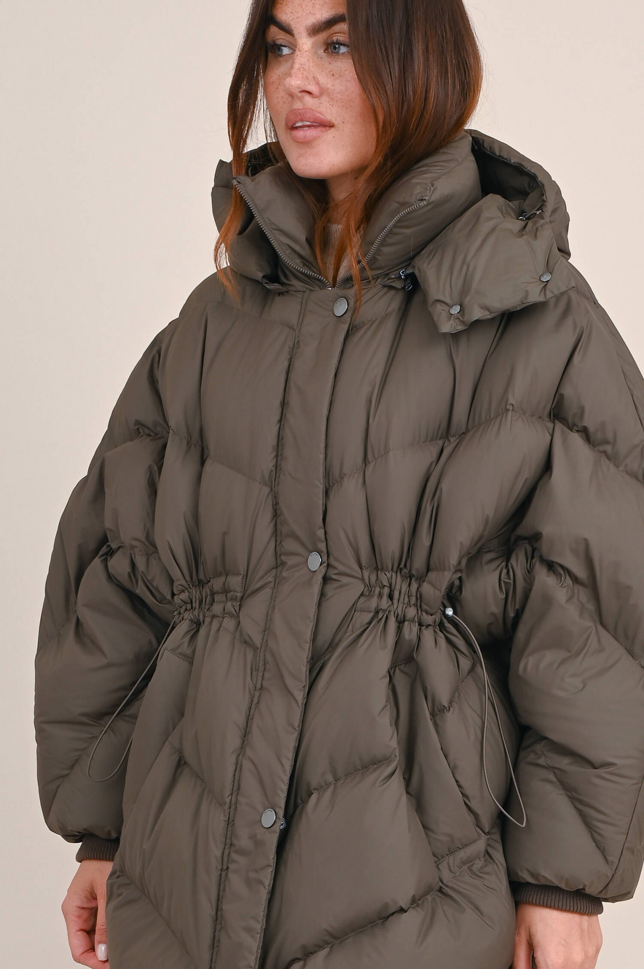 Beaumont Amsterdam Pufferjacke KARA in Khaki | GRUENER.AT