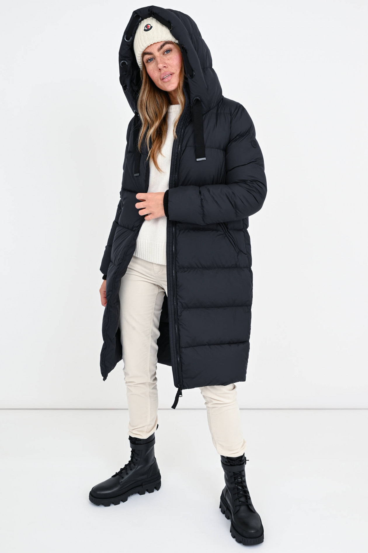 Beaumont Amsterdam Maxi-Daunenmantel in Schwarz | GRUENER.AT