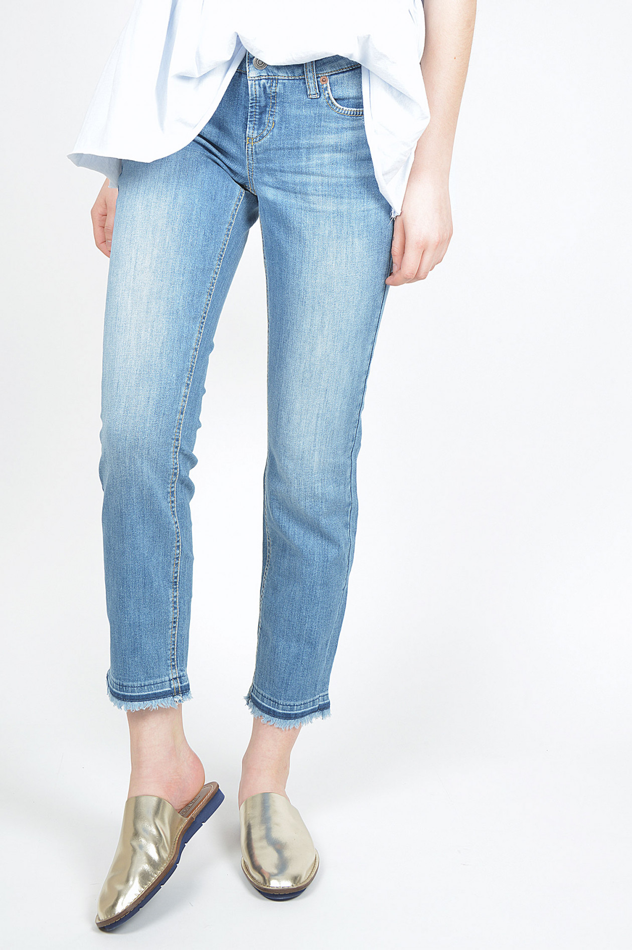 Jeans LIU VINTAGE in Hellblau