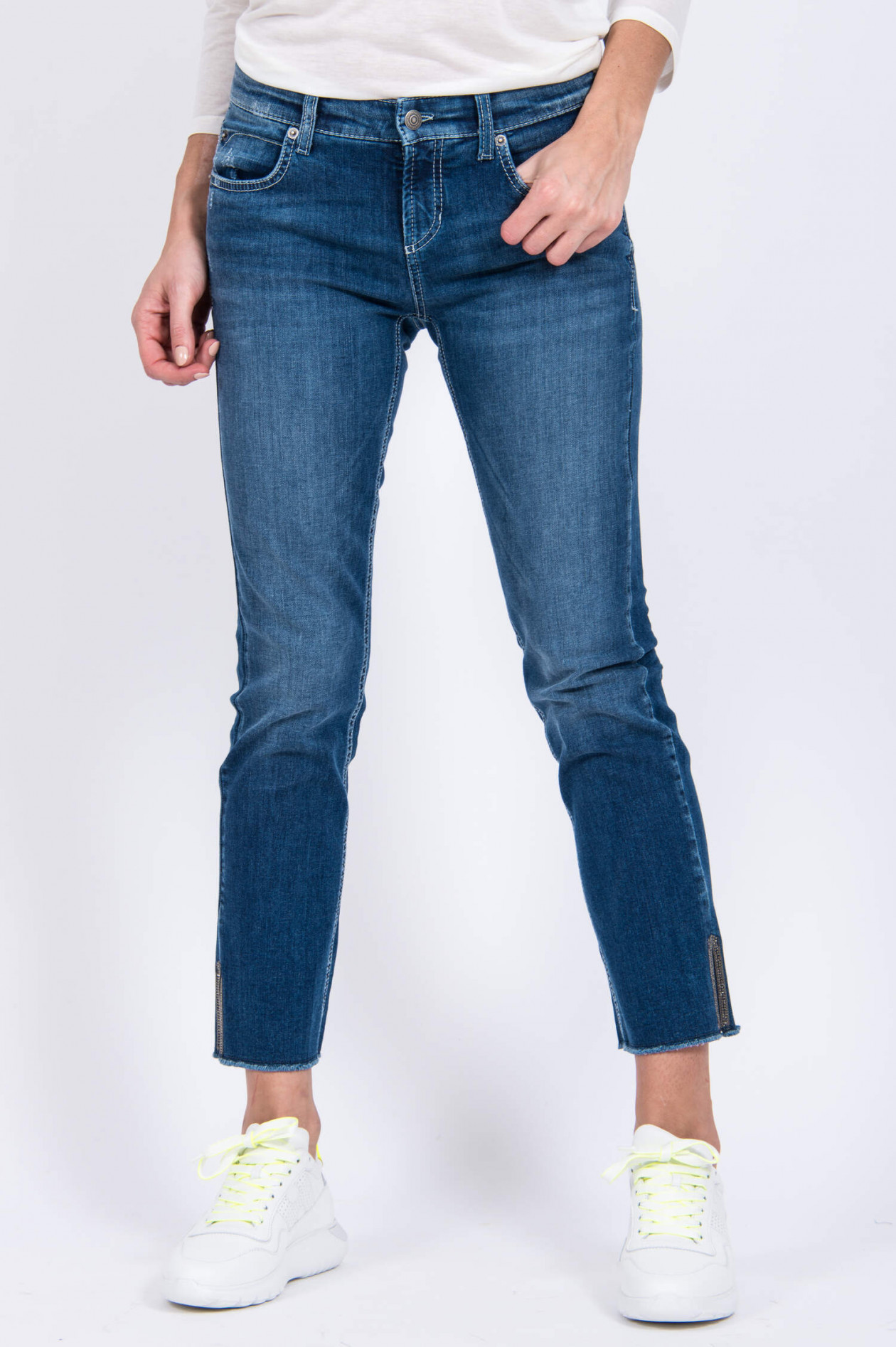 Cambio Jeans TESS Schmuckstein-Detail in | GRUENER.AT