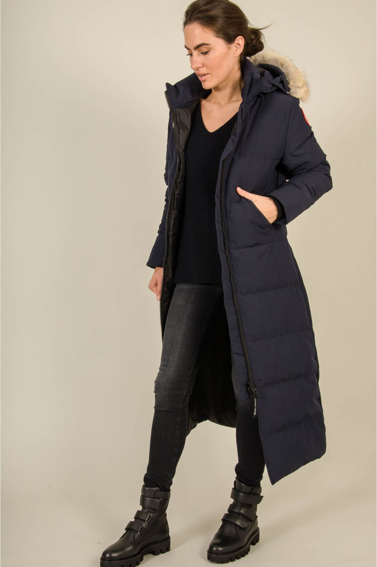 Canada goose damen mantel on sale lang