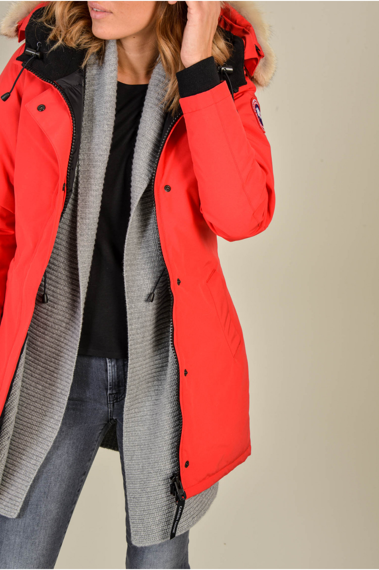 Canada Goose Parka VICTORIA in Rot GRUENER.AT
