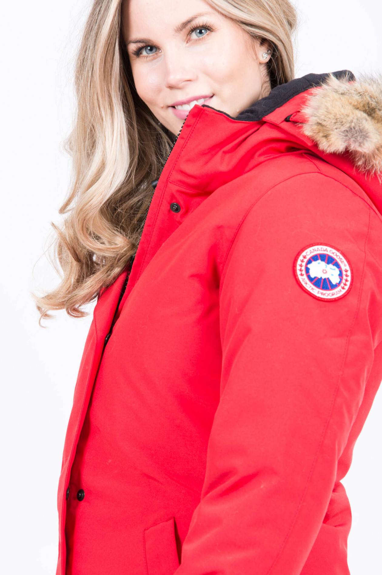 Canada goose victoria parka damen rot hotsell