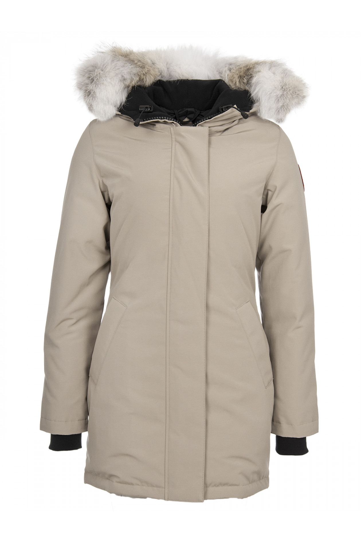 Canada Goose Parka mit Fellbesatz Beige GRUENER.AT
