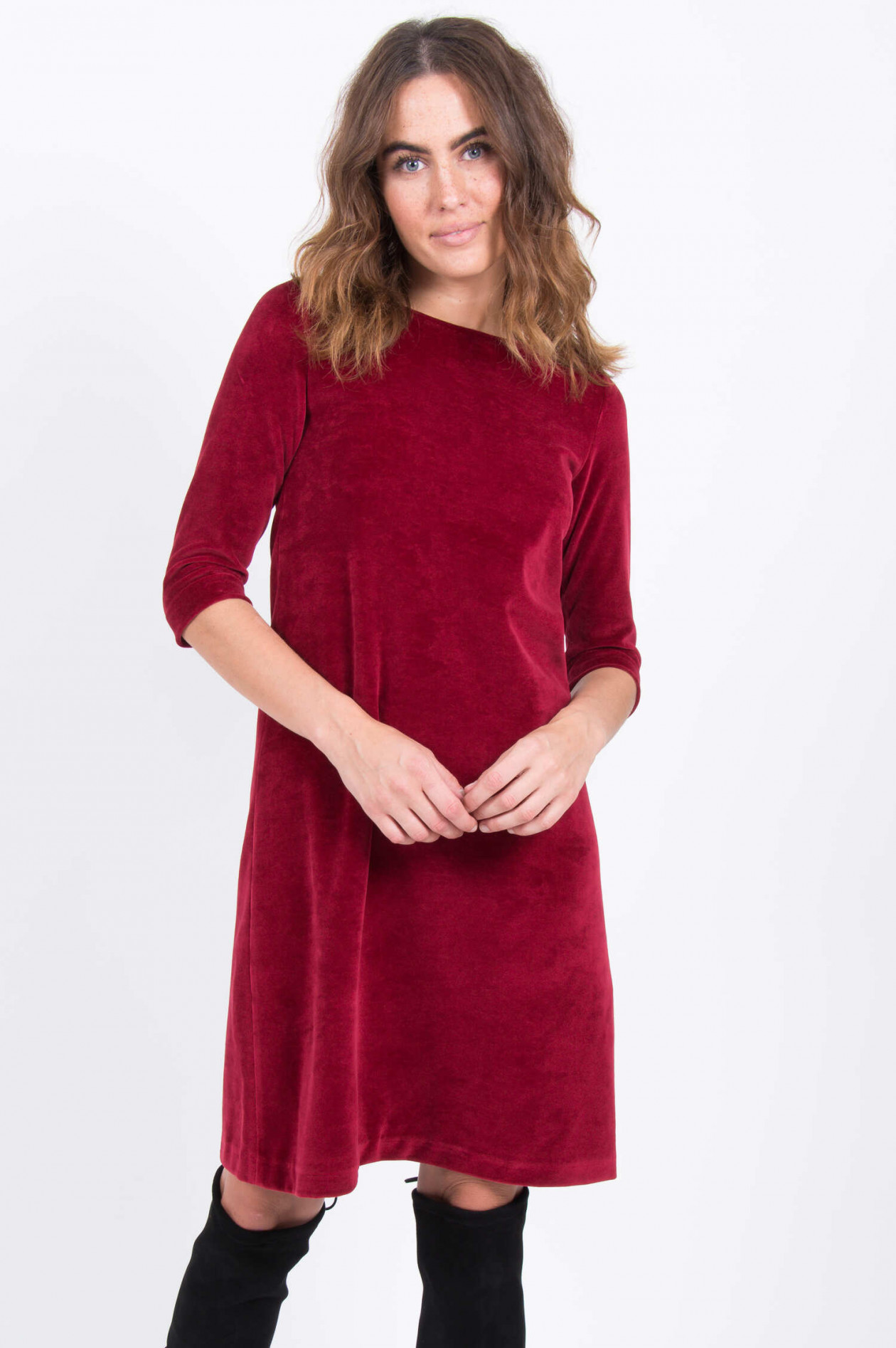 Circolo 1901 Samtkleid in Rot | GRUENER.AT