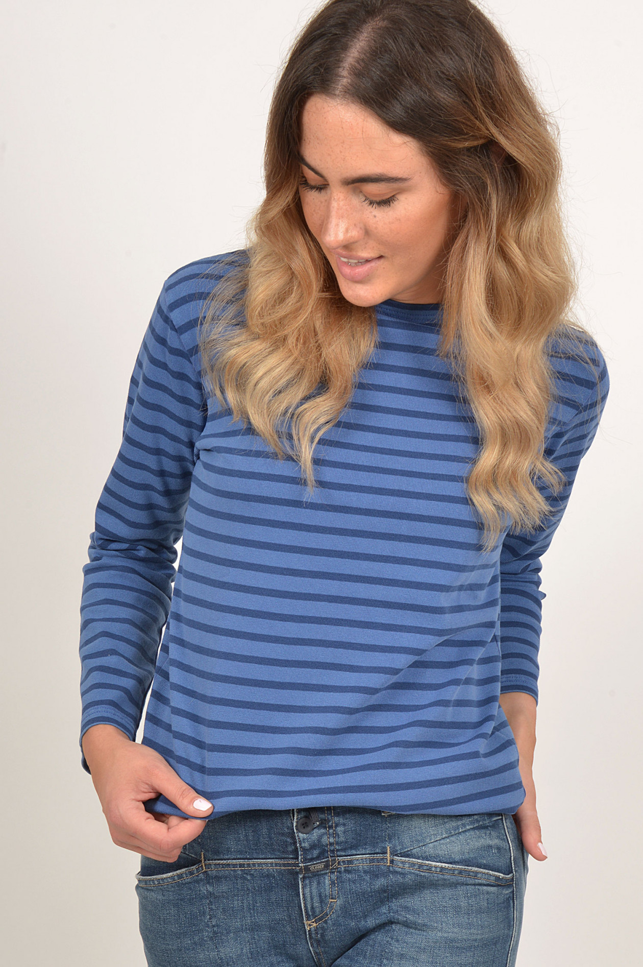 Closed Sweater in Blau gestreift | GRUENER.AT Closed Sweater in Blau meliert | GRUENER.AT