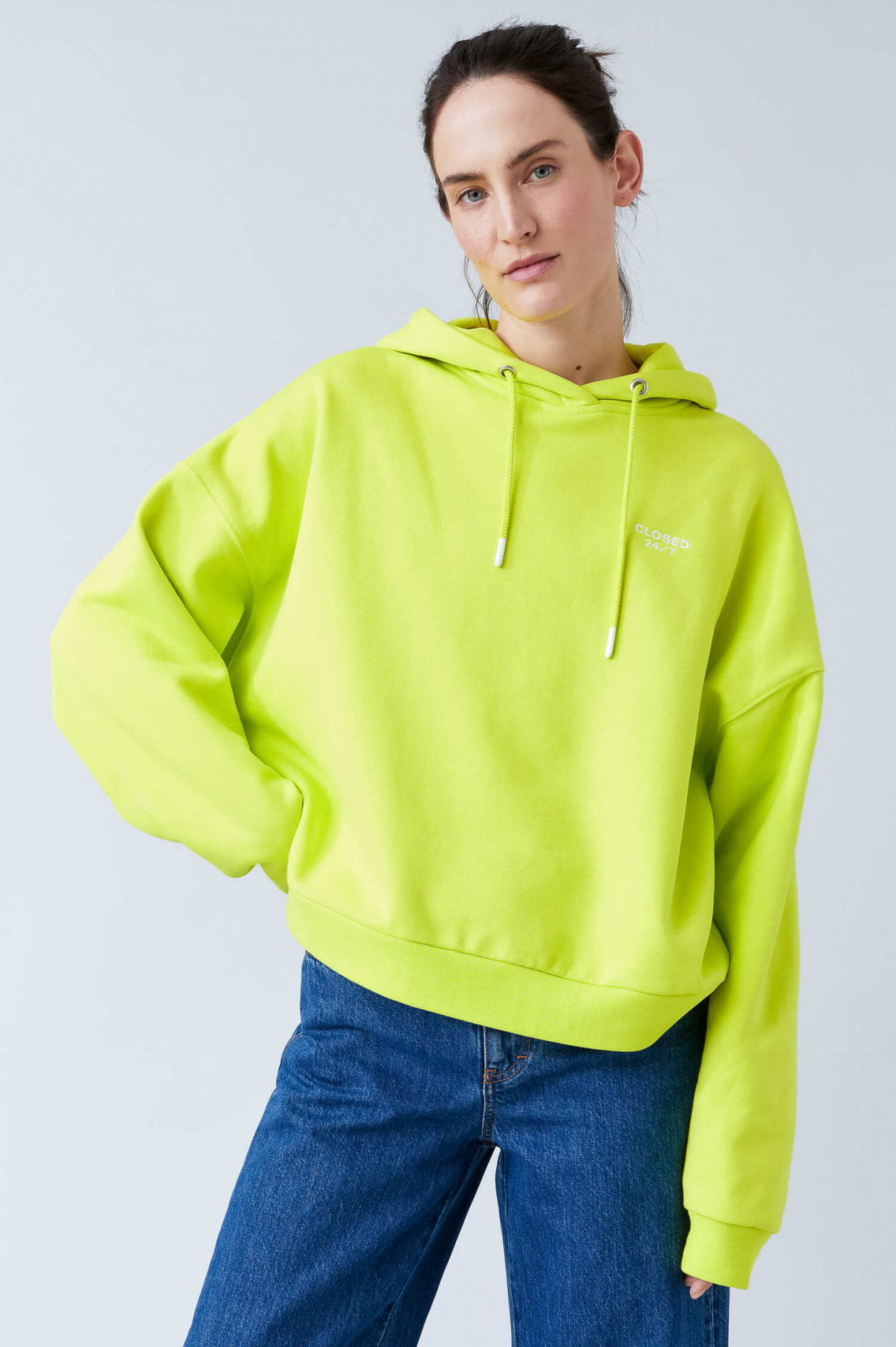 Hoodie neongelb damen clearance