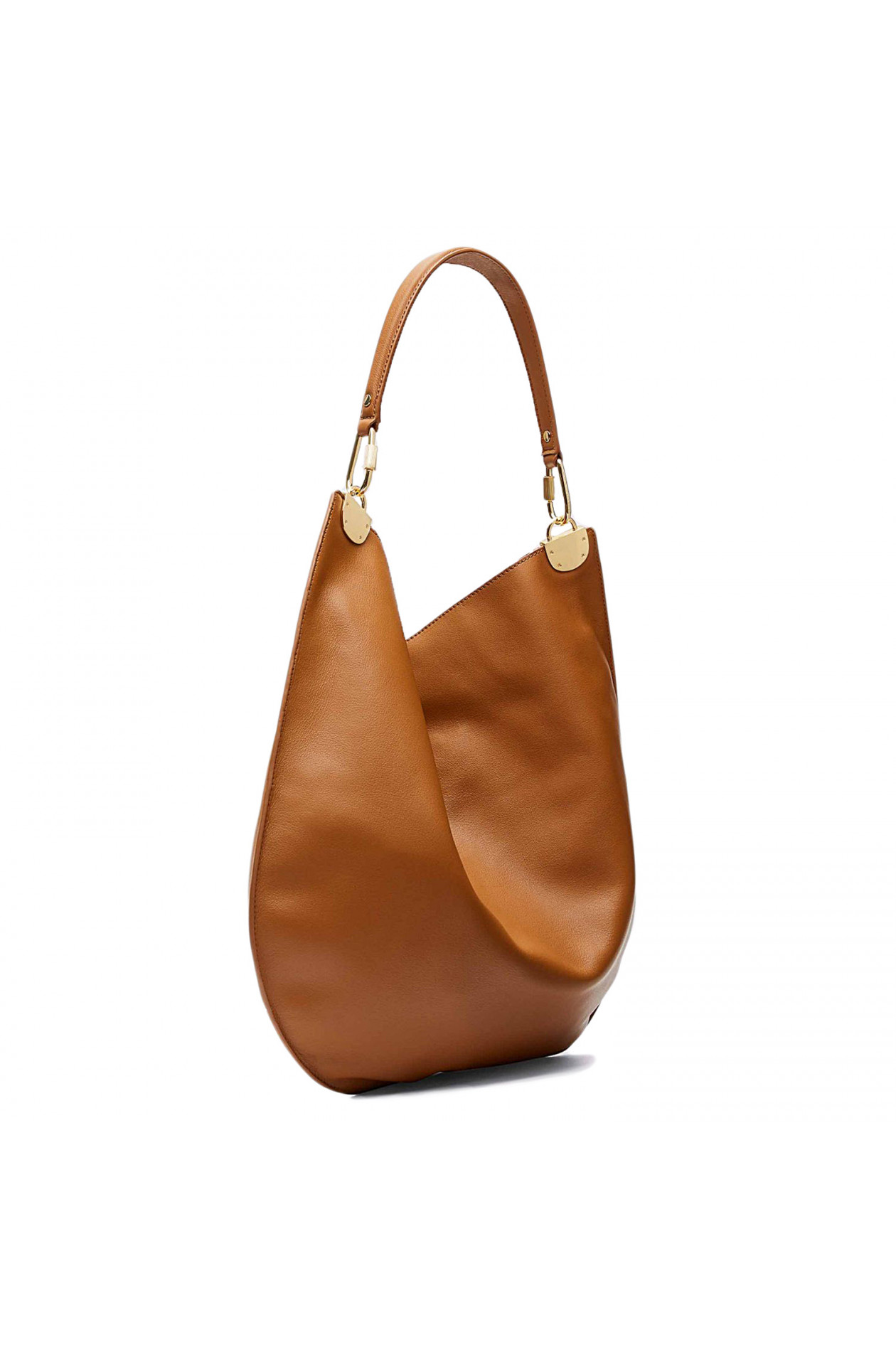 Braun goldene tasche