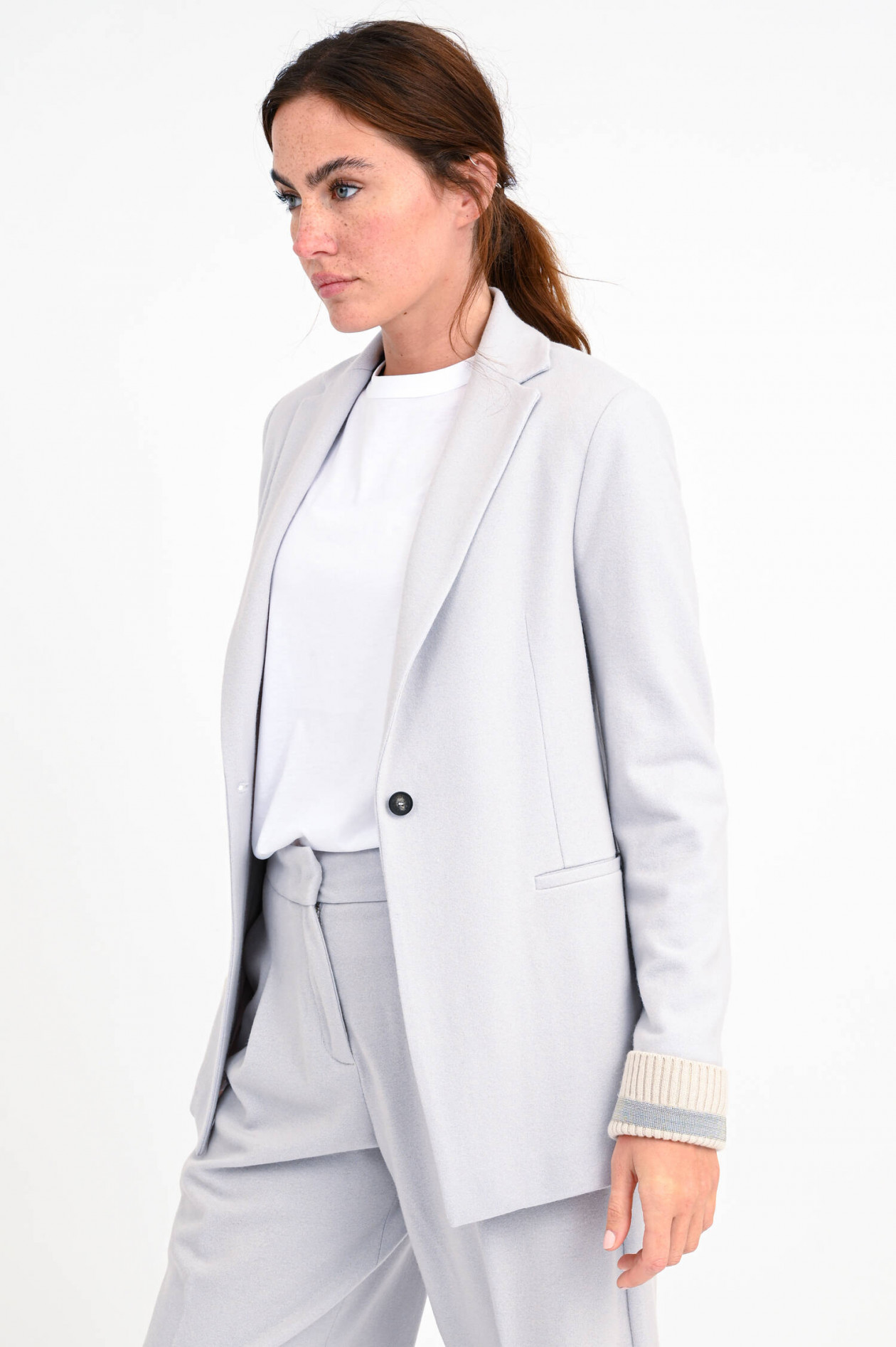 アウターその他 FABIANA FILIPPI Woman Blazer Butter GCD215F208 0145 FABIANA FILIPPI | Double Breasted Wool Linen Blazer | Women