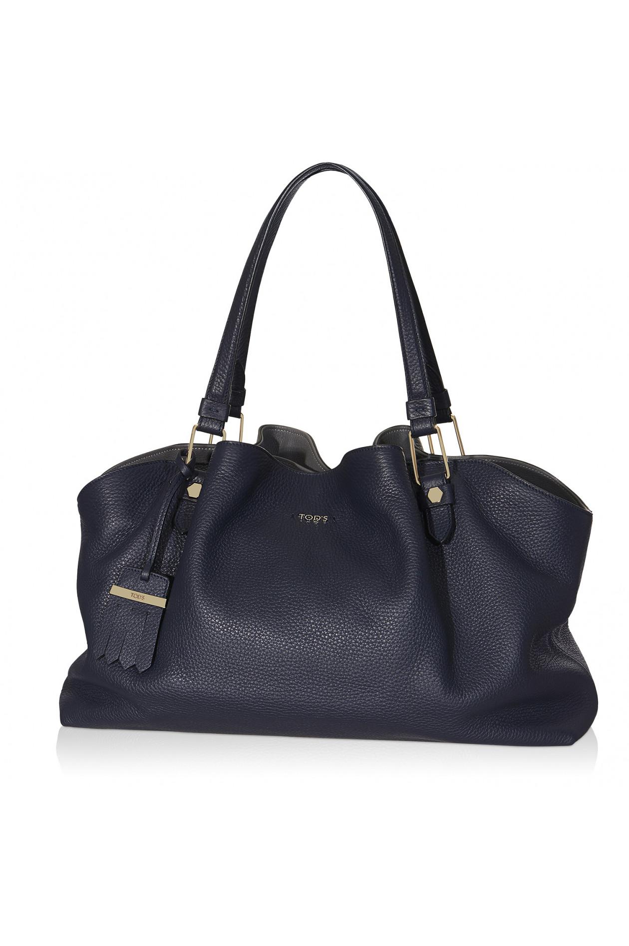 Tod s Flower Bag Medium in Navy GRUENER.AT