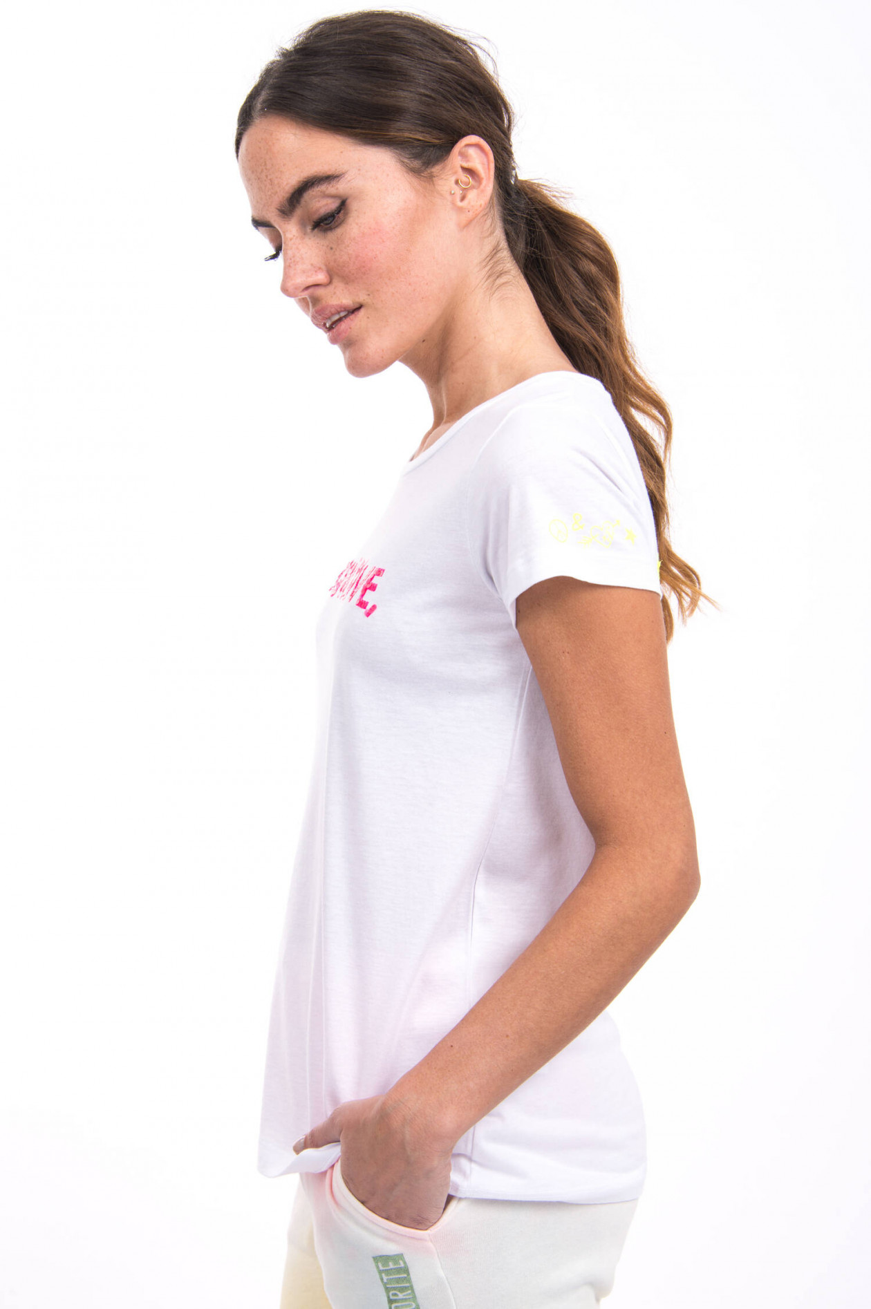 FROGBOX Damen Sommer T-Shirt 878 879615 Color 1100 weiss Gr 34-44 NEU FROGBOX Damen Sommer T-Shirt 878 879615 Color 1100 weiss Gr 34-44 NEU