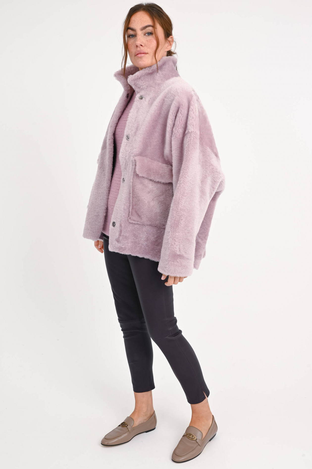 Furry jacke on sale