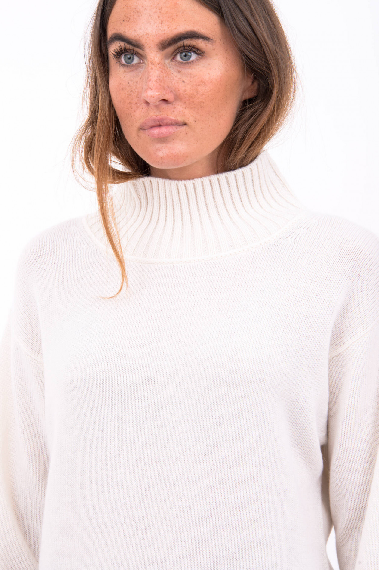 Heartbreaker Kaschmir Pullover BONNY in Wei GRUENER.AT