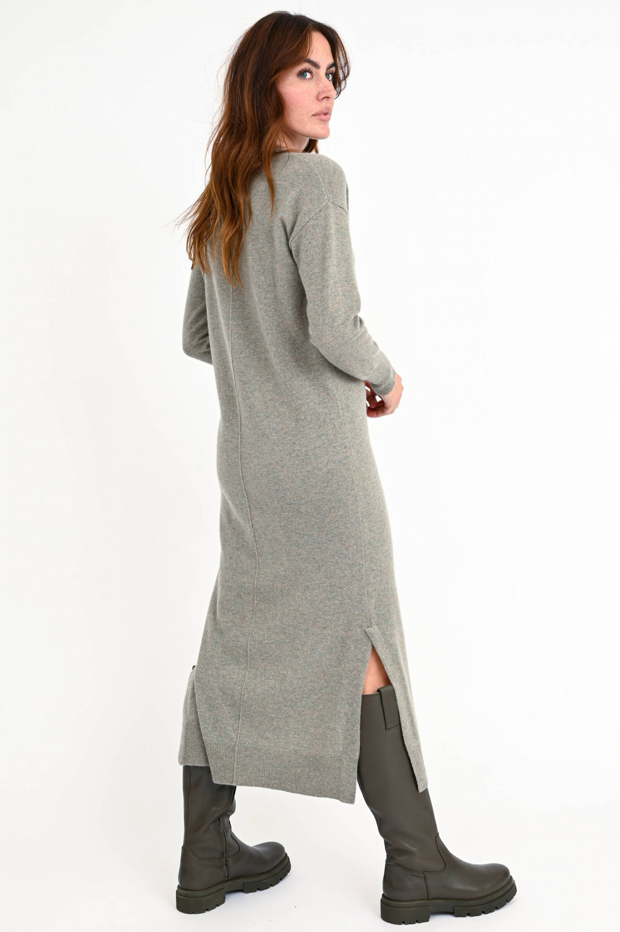 Strickkleid salbei clearance