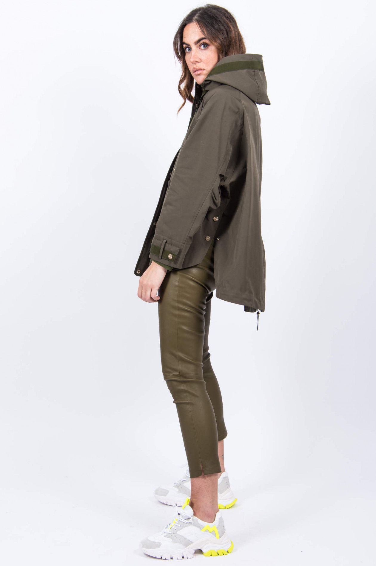 Kurze damen parka