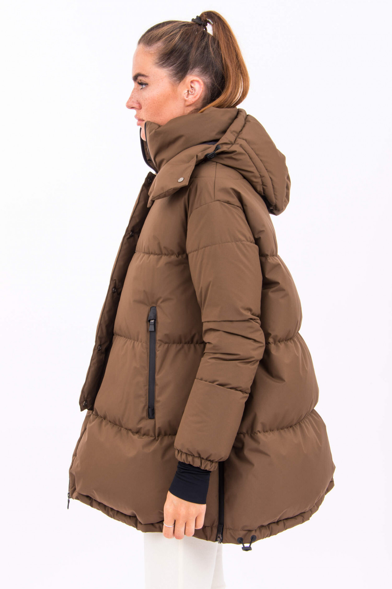 Herno daunenjacke braun
