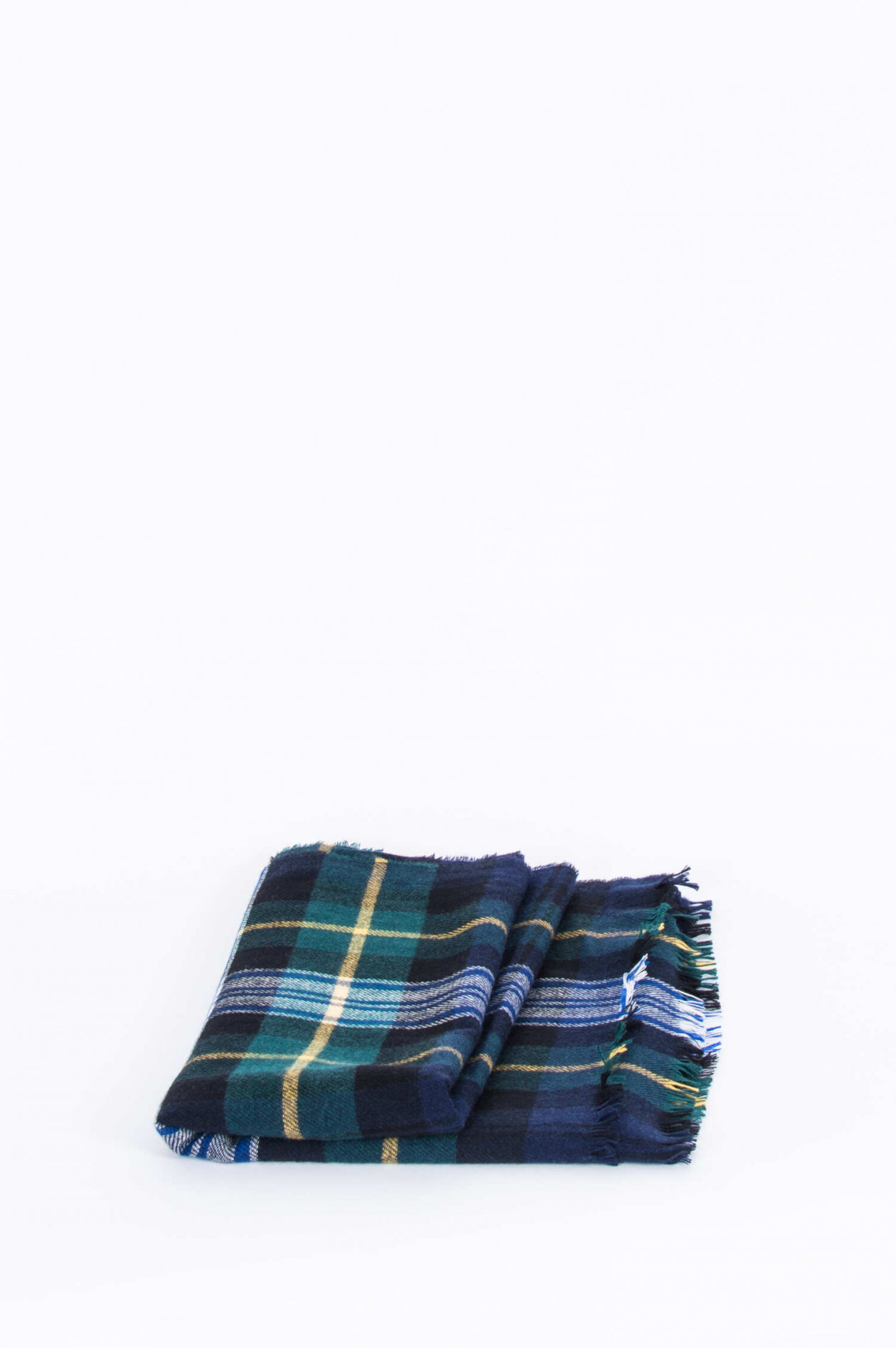 Johnstons Of Elgin Kaschmirschal In Blau Grun Kariert Gruener At