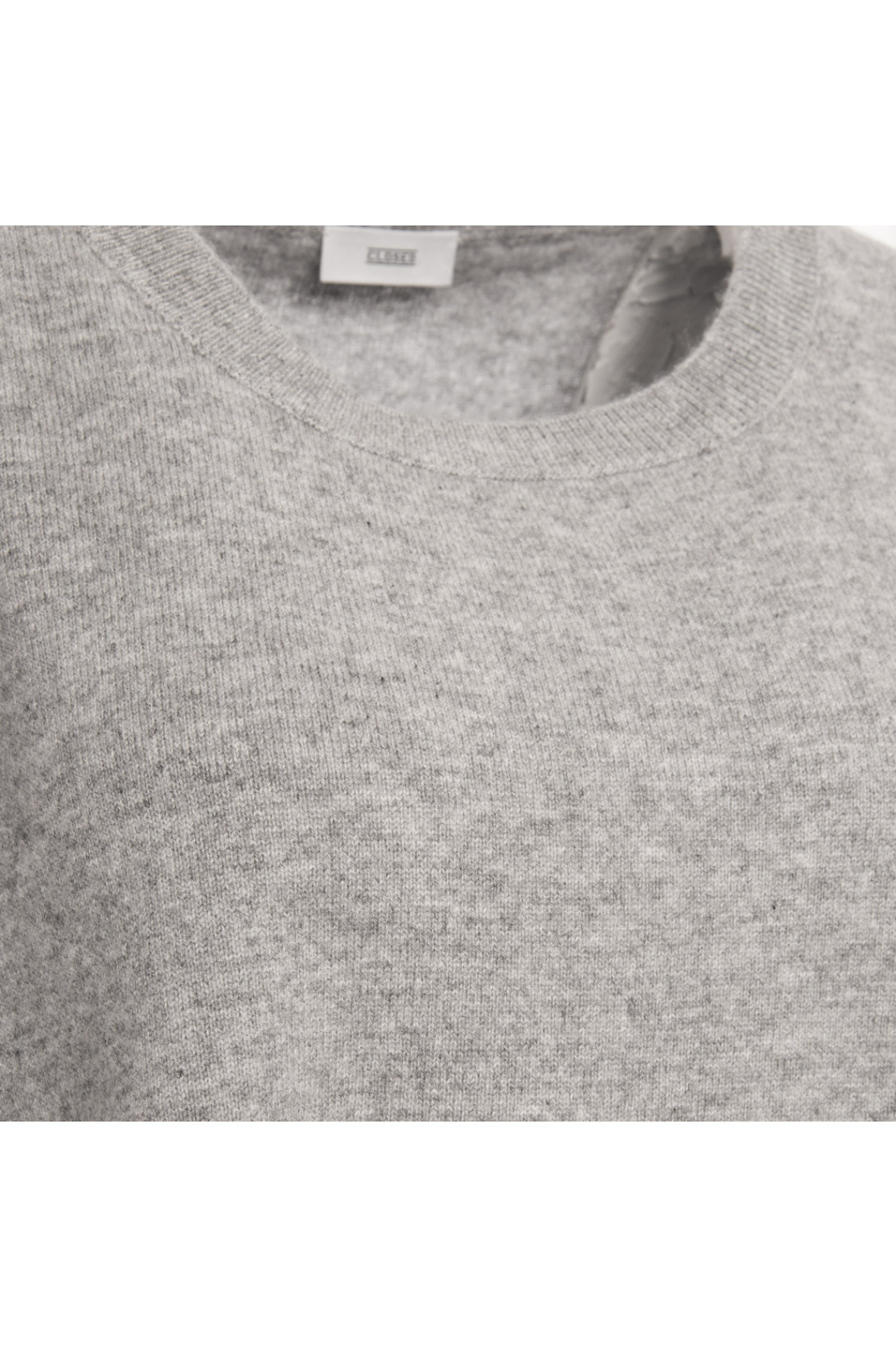 Kaschmirpullover SUPREME in Hellgrau Kaschmirpullover SUPREME in Hellgrau