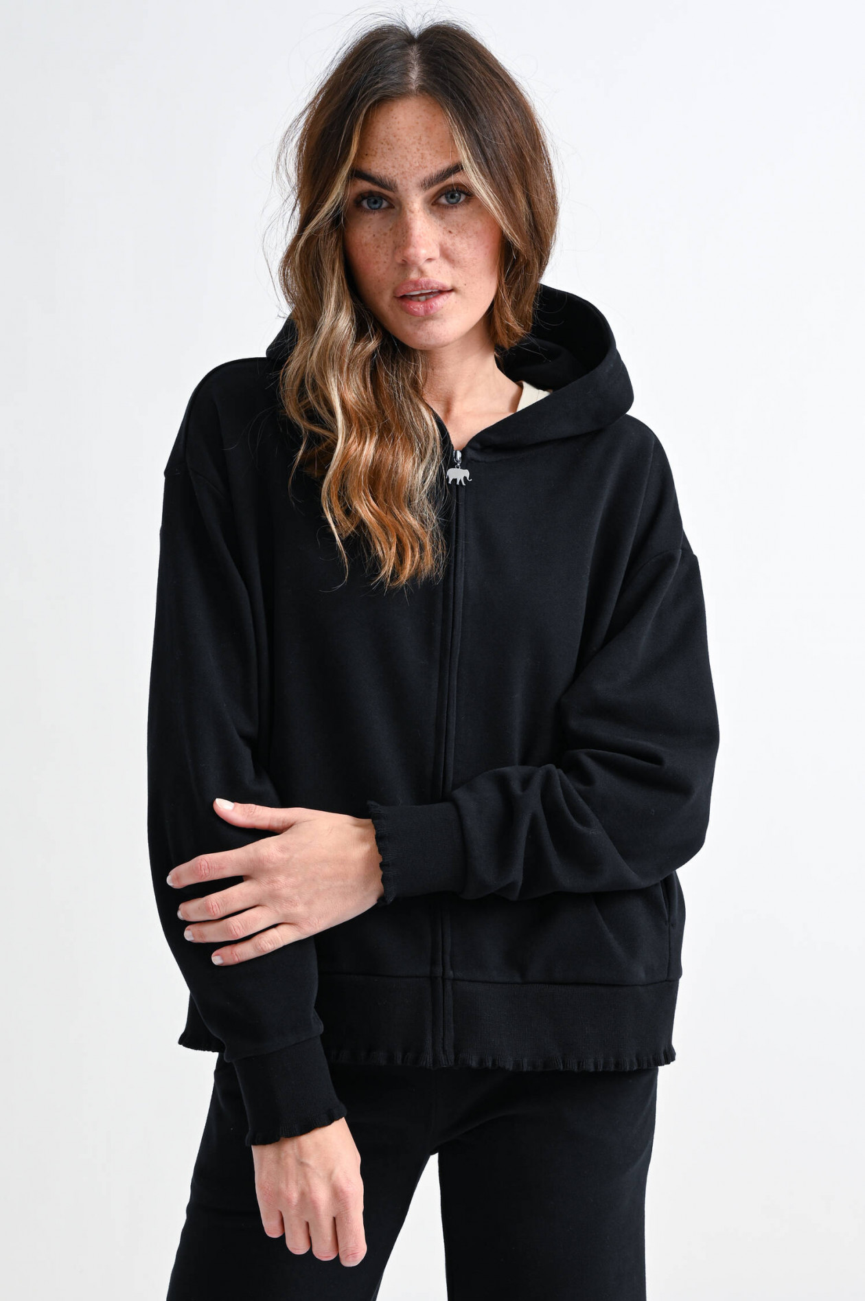 Sweat jacke oversized