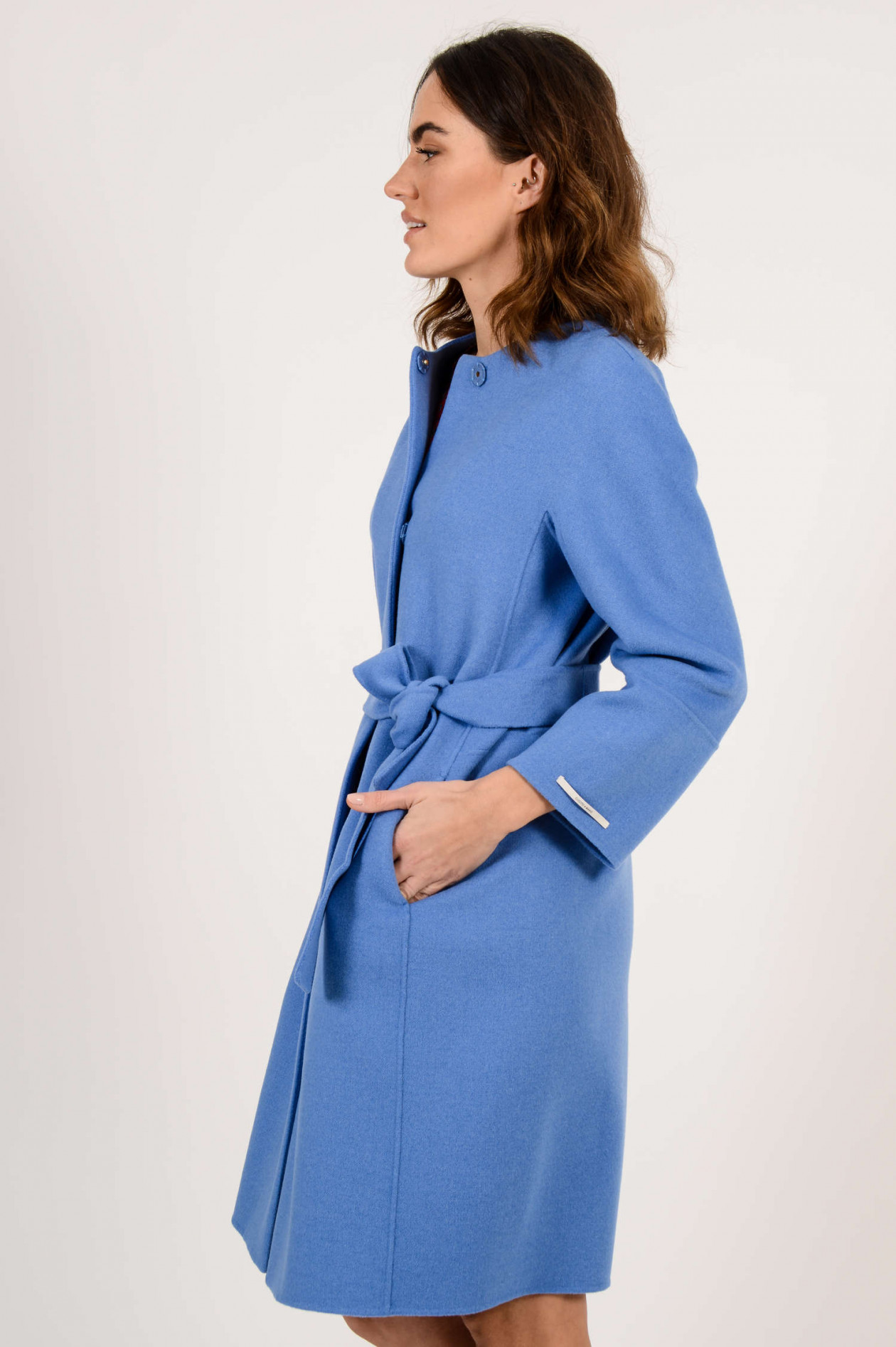 oppervlakte Uitvoeren Specialiteit Max Mara Mantel aus Wolle in Blau | GRUENER.AT