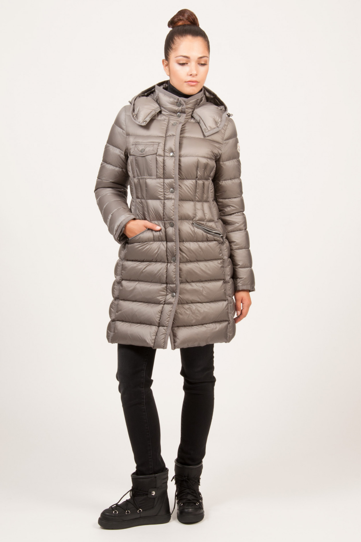 Moncler Daunenmantel HERMINE in Grau 