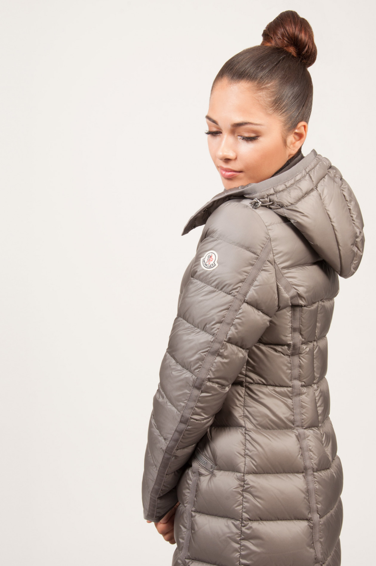 Moncler Daunenmantel HERMINE in Grau GRUENER.AT