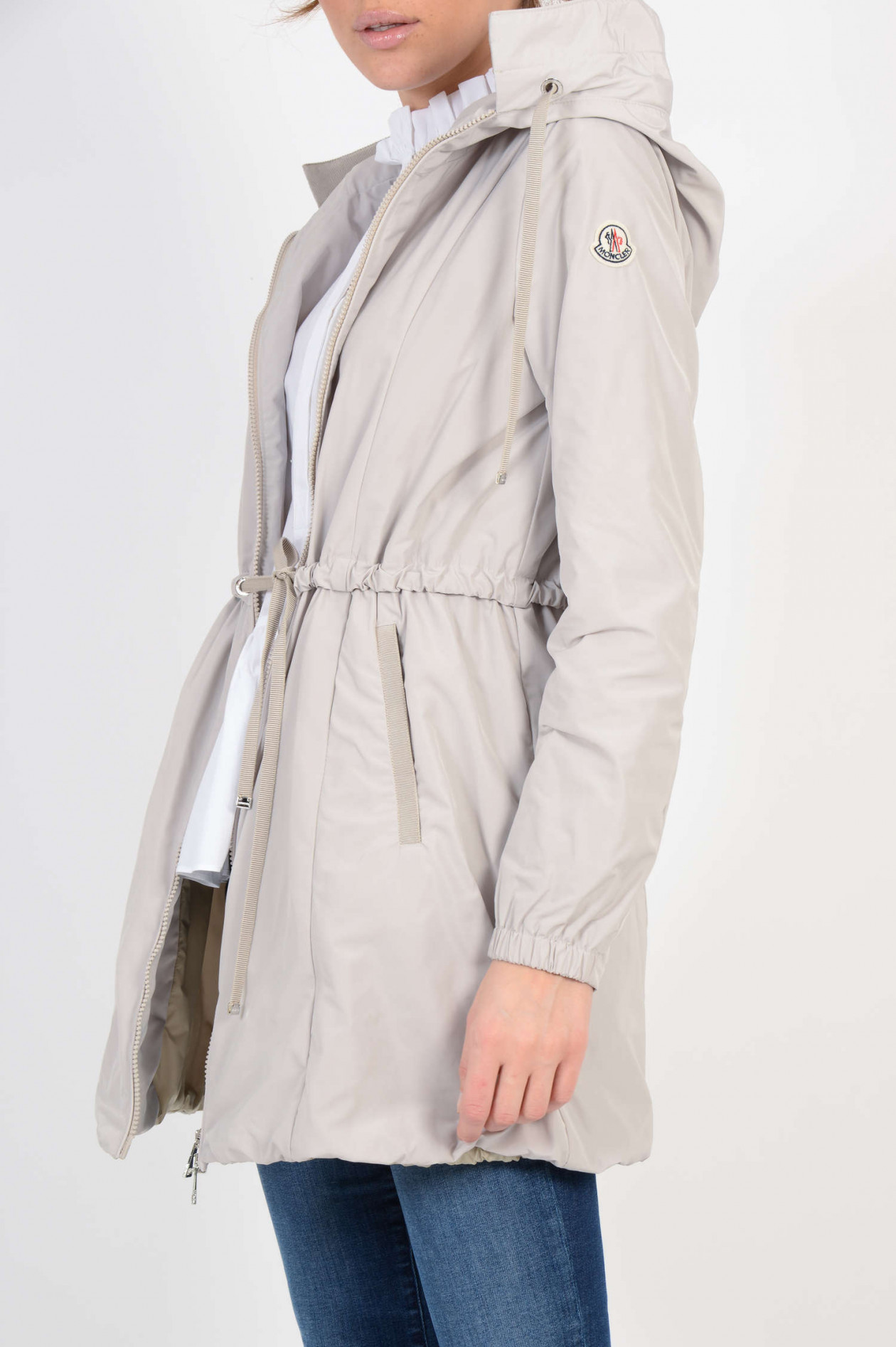 Moncler Mantel TOPAZ in Grau GRUENER.AT