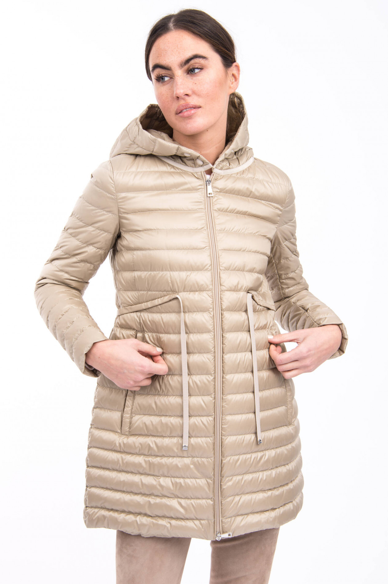 Moncler Daunenmantel BARBEL in Beige | GRUENER.AT