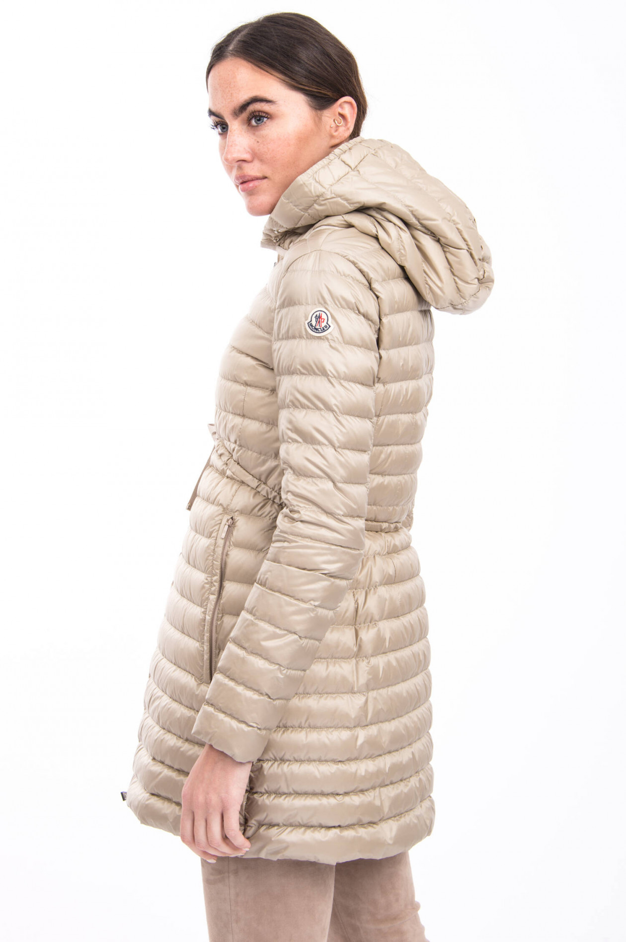 Moncler mantel beige new arrivals