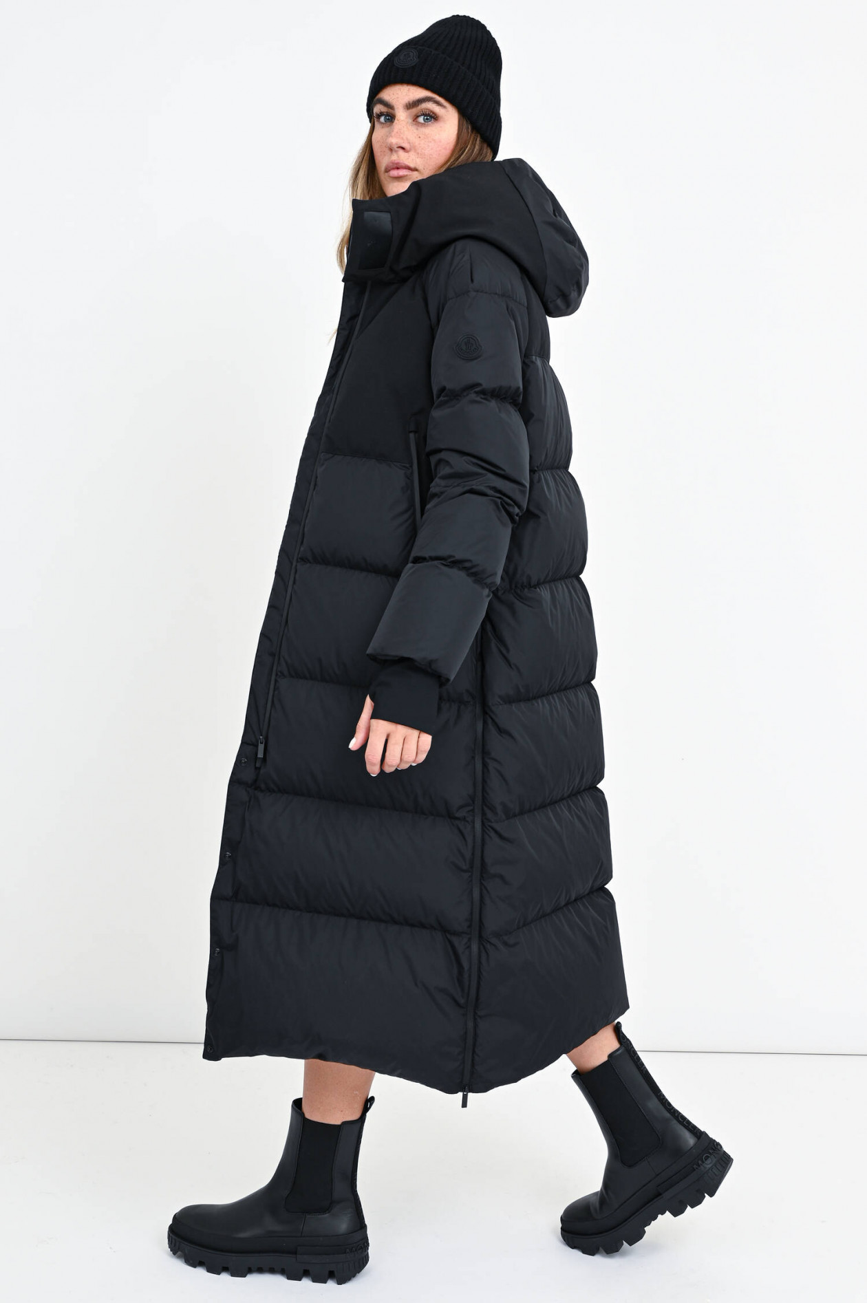Daunenjacke lang damen schwarz