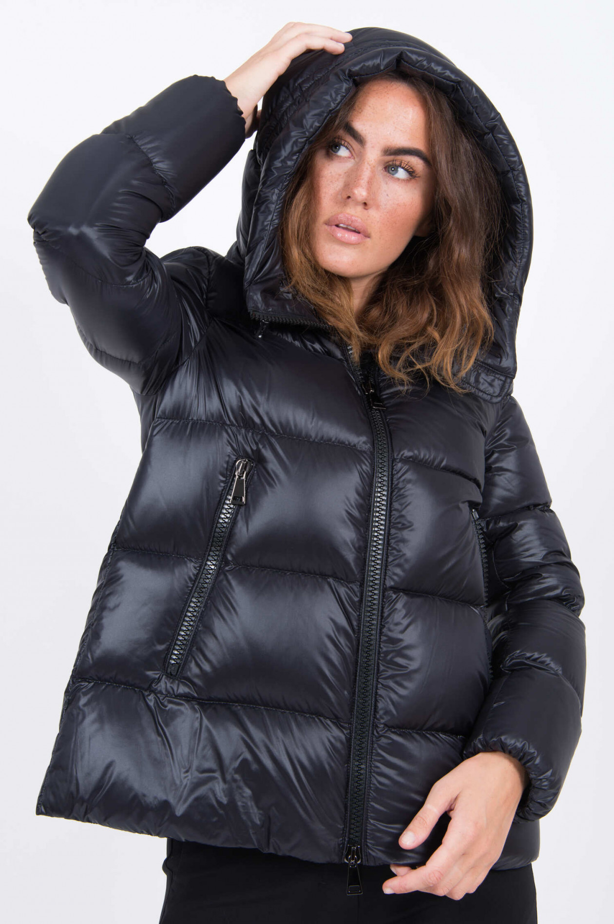 Daunenjacke SERITTE in Schwarz