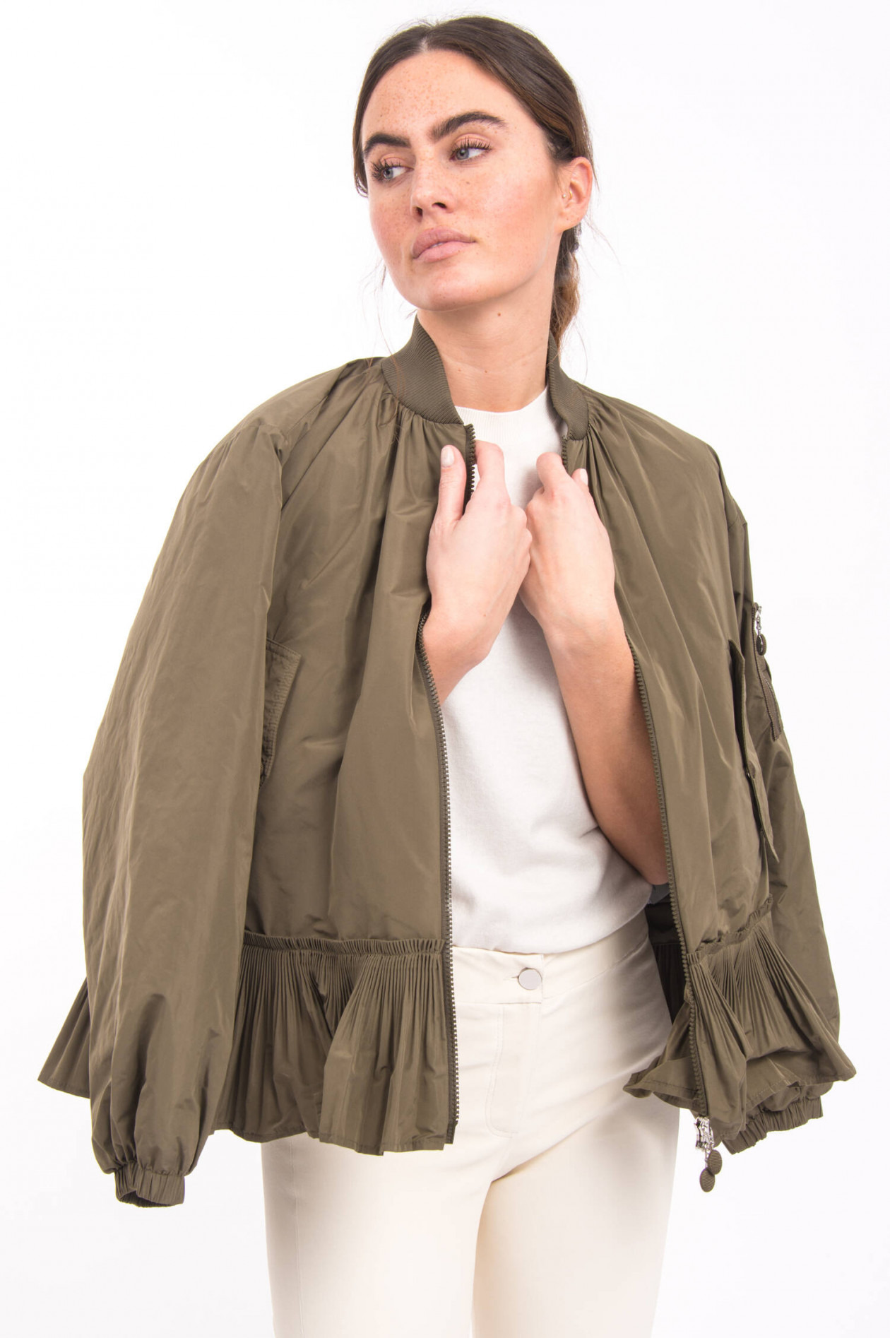 Moncler Bomberjacke MIRAC in Oliv | GRUENER.AT