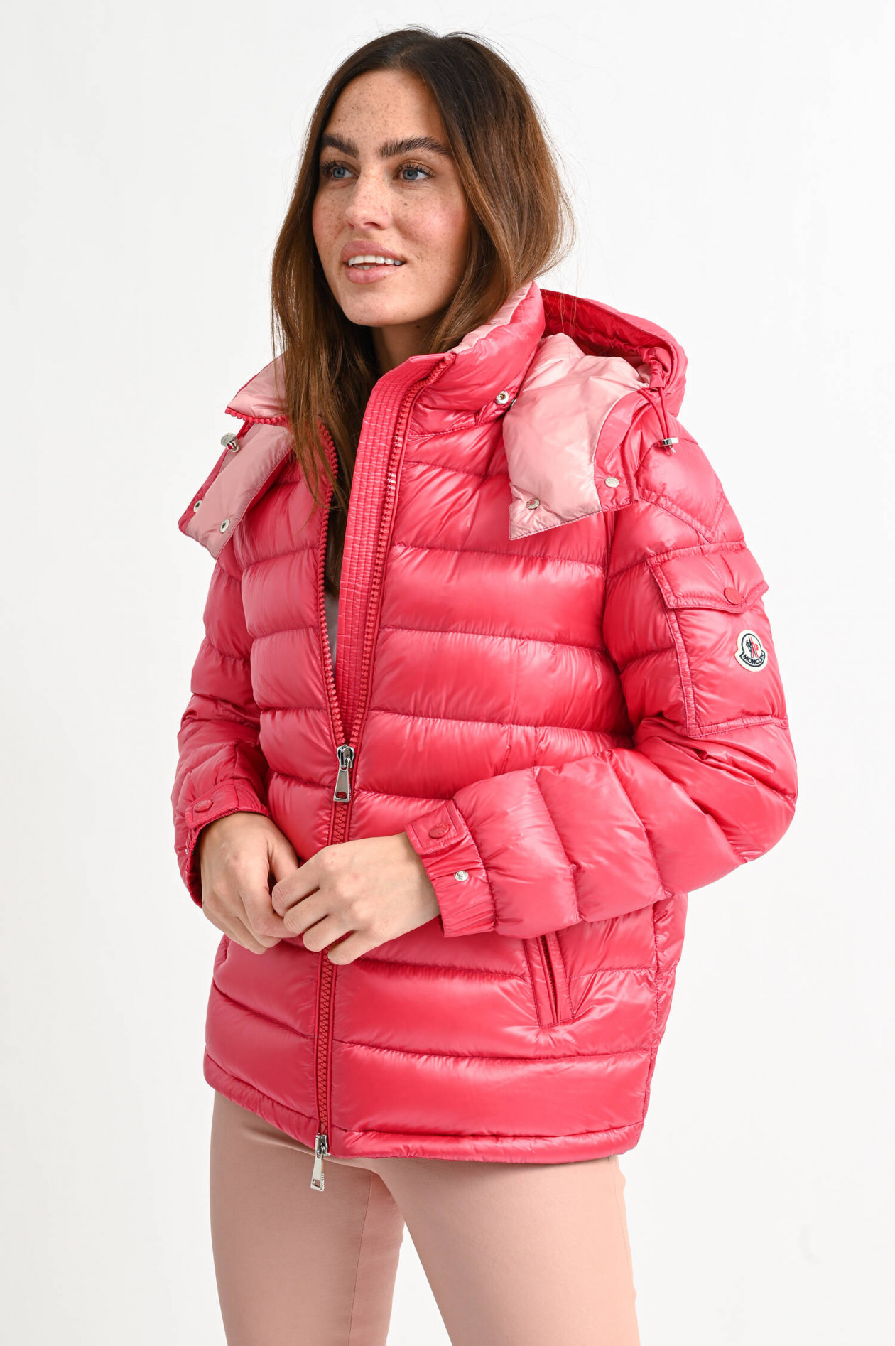 Moncler Daunenjacke Dalles Pink Damen Bekleidung Jacken Freizeitjacken 