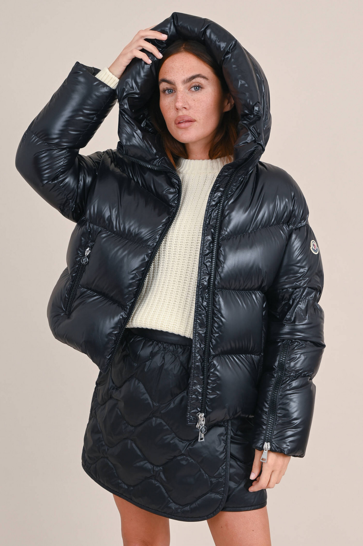 Moncler Daunenjacke HUPPE in Schwarz GRUENER.AT