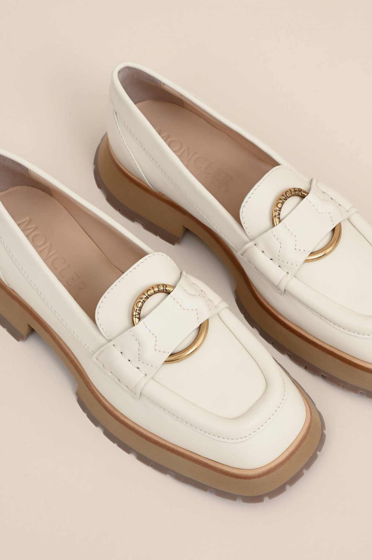 Moncler Loafer BELL in Creme GRUENER.AT