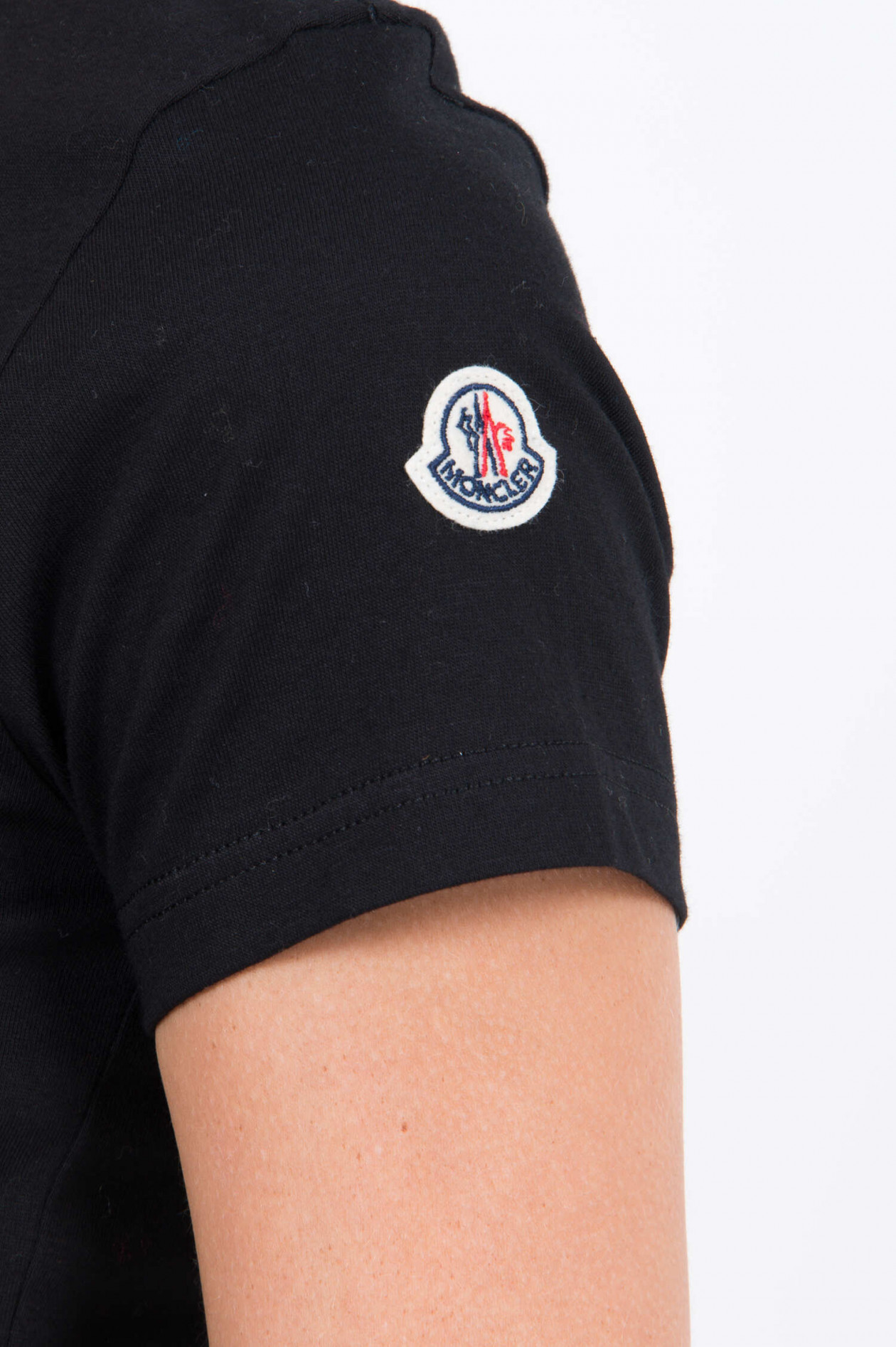 Moncler t shirt badge on arm Clearance