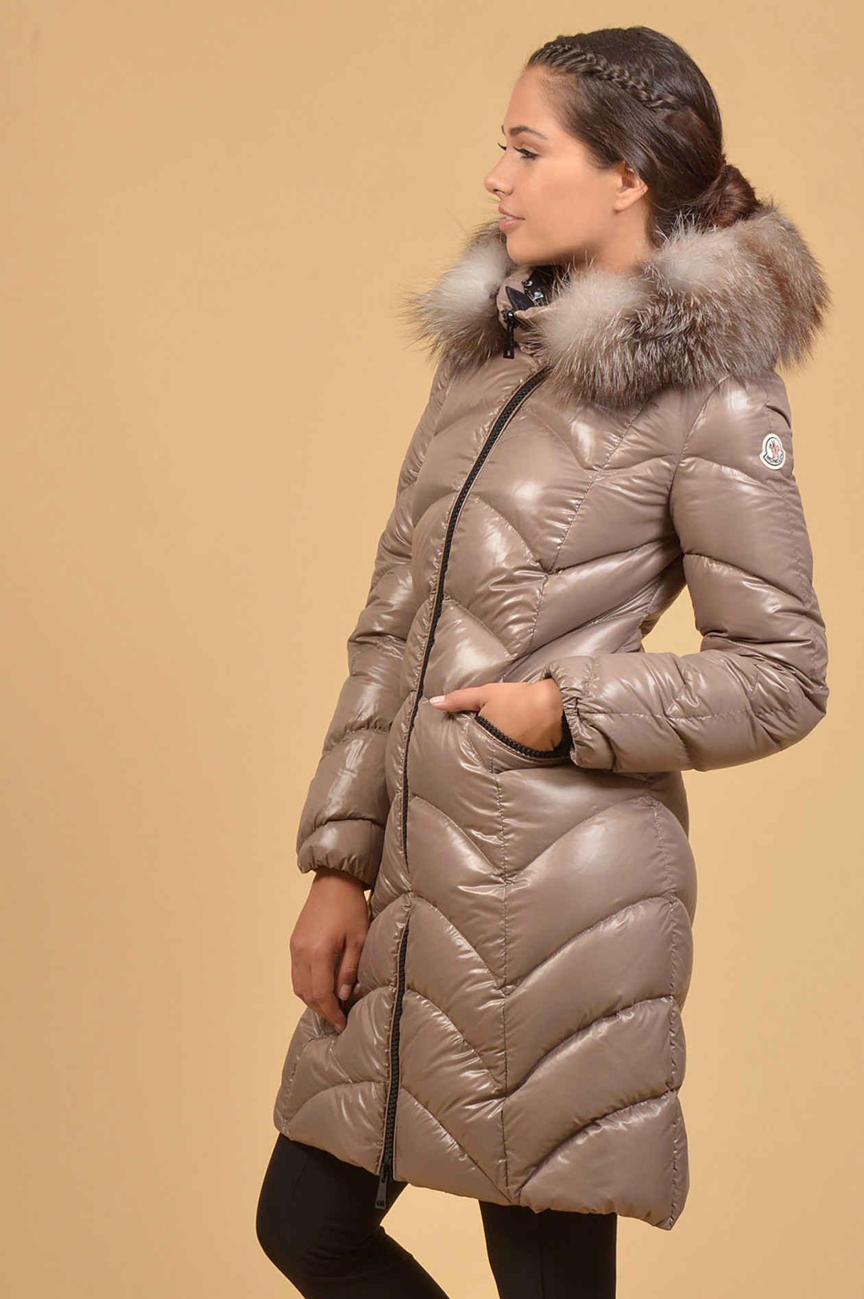 Moncler albizia hooded puffer jacket shop