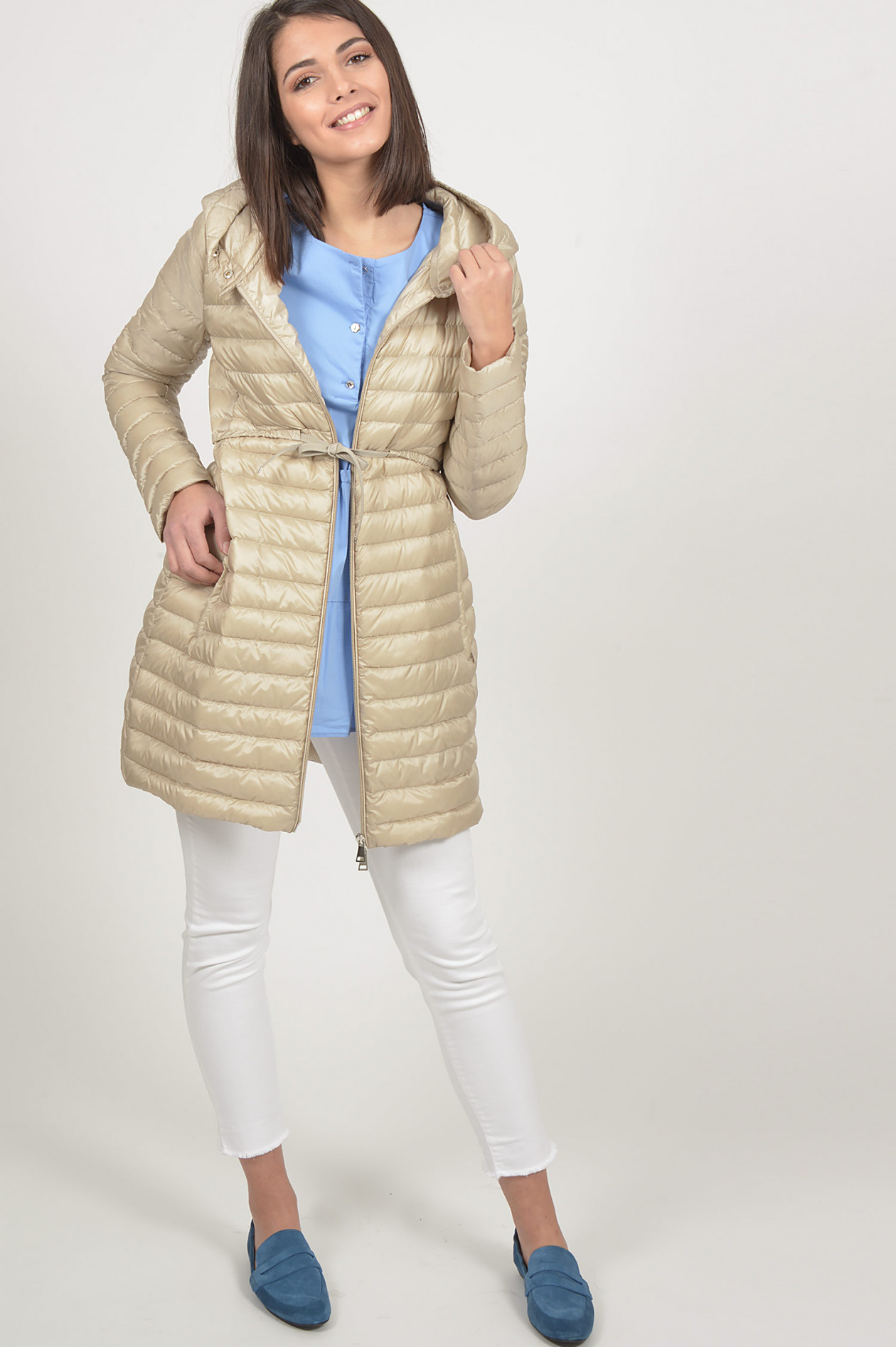 moncler mantel beige