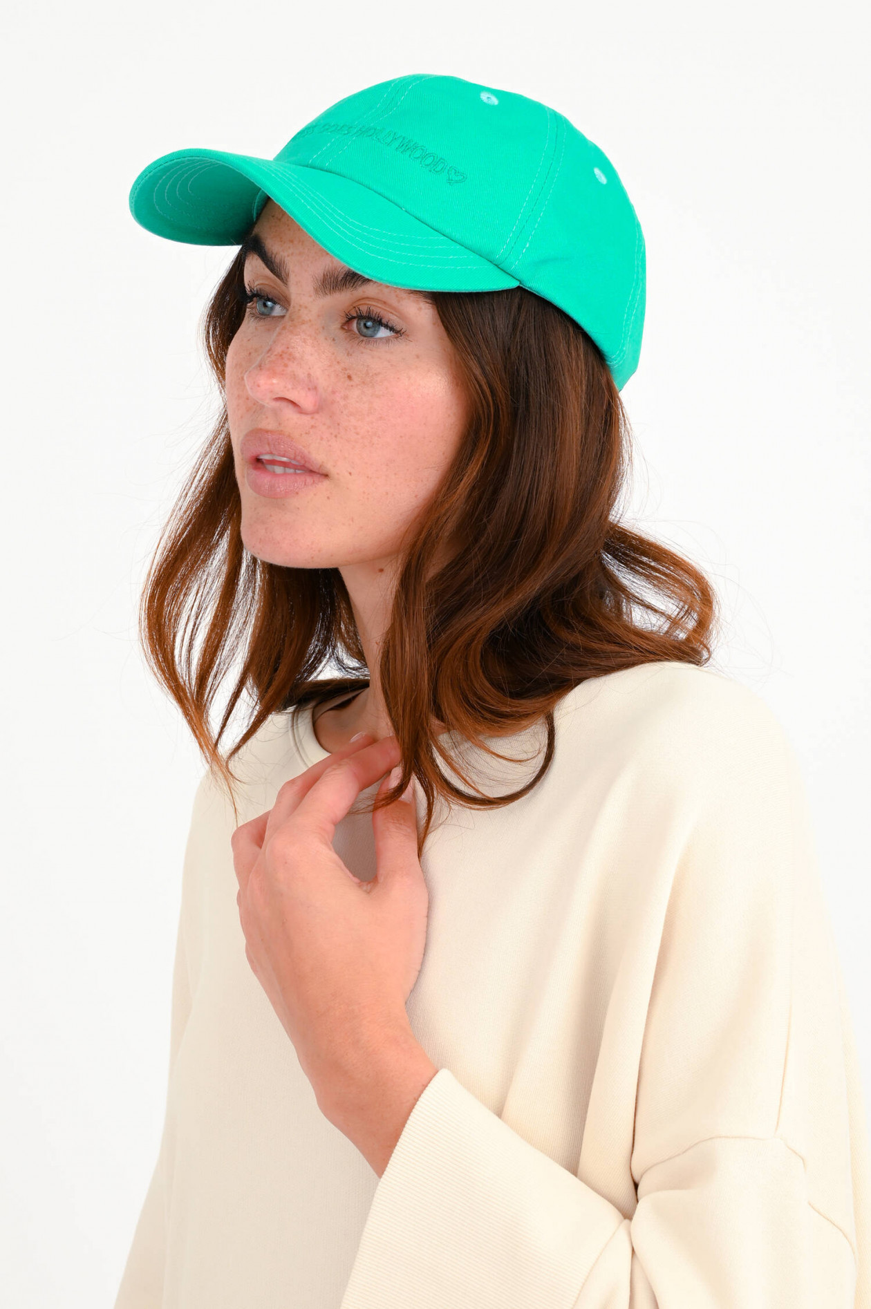 Princess goes Hollywood Base Cap mit Logo-Stickung in Türkis | GRUENER.AT