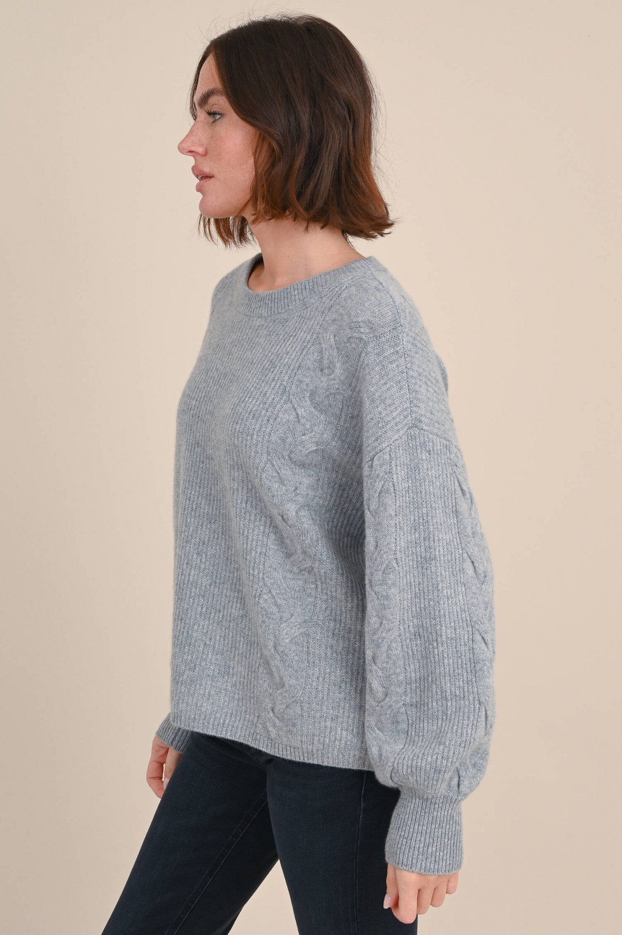 Repeat cashmere pullover grau Clearance