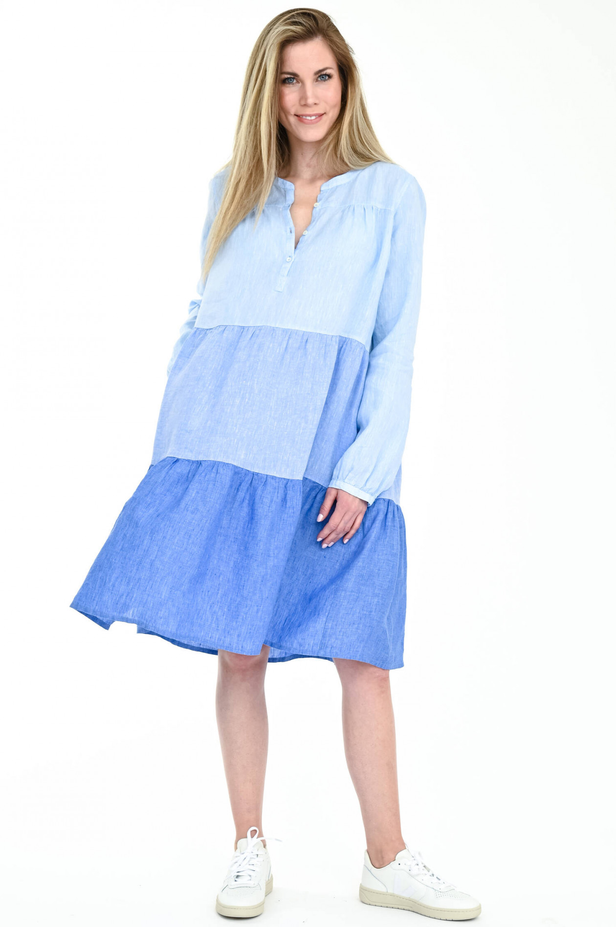 Robert friedman kleid blau clearance